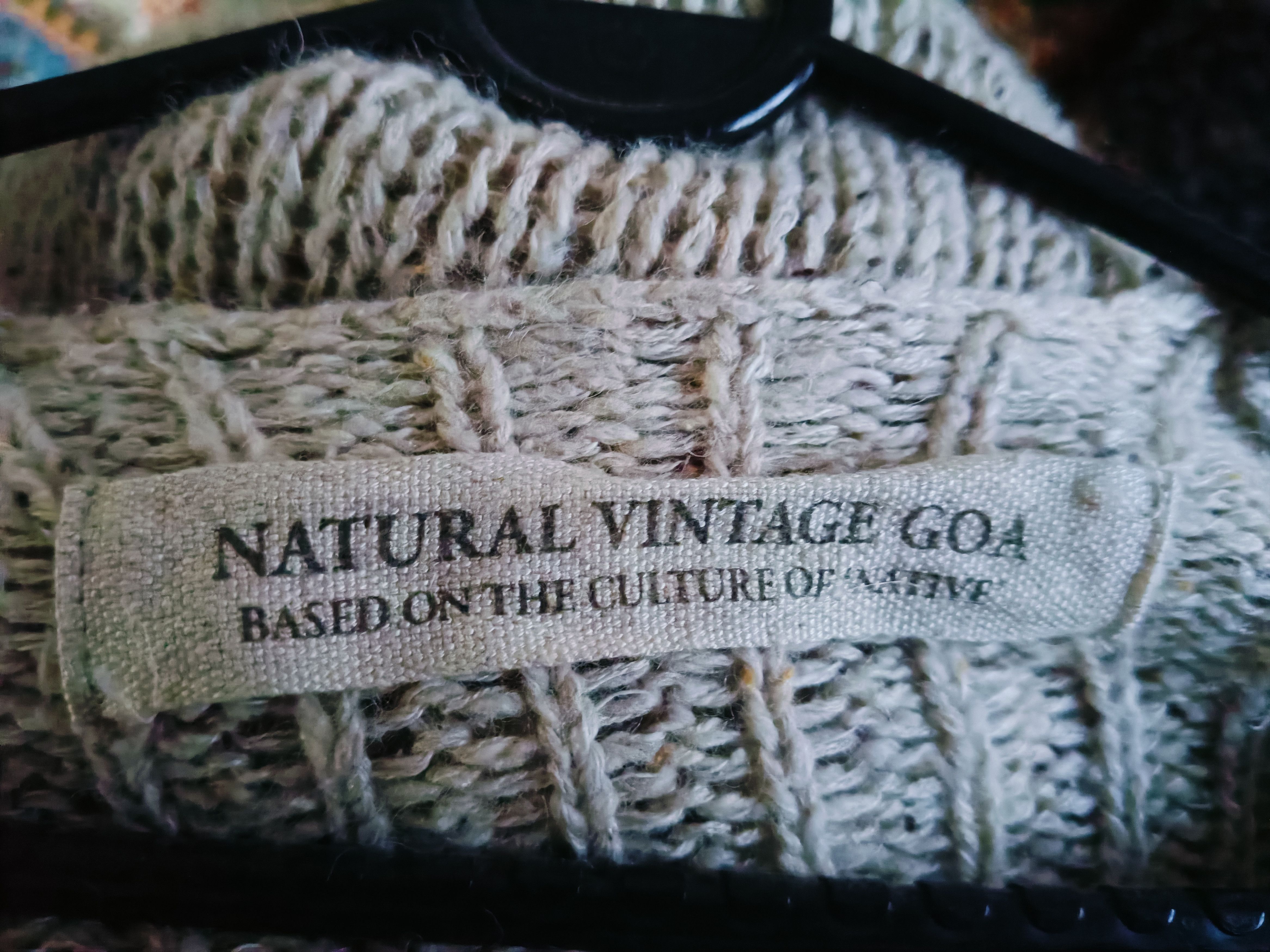 GOA Natural Vintage GOA distressed culture native knitwear Size ONE SIZE - 8 Thumbnail