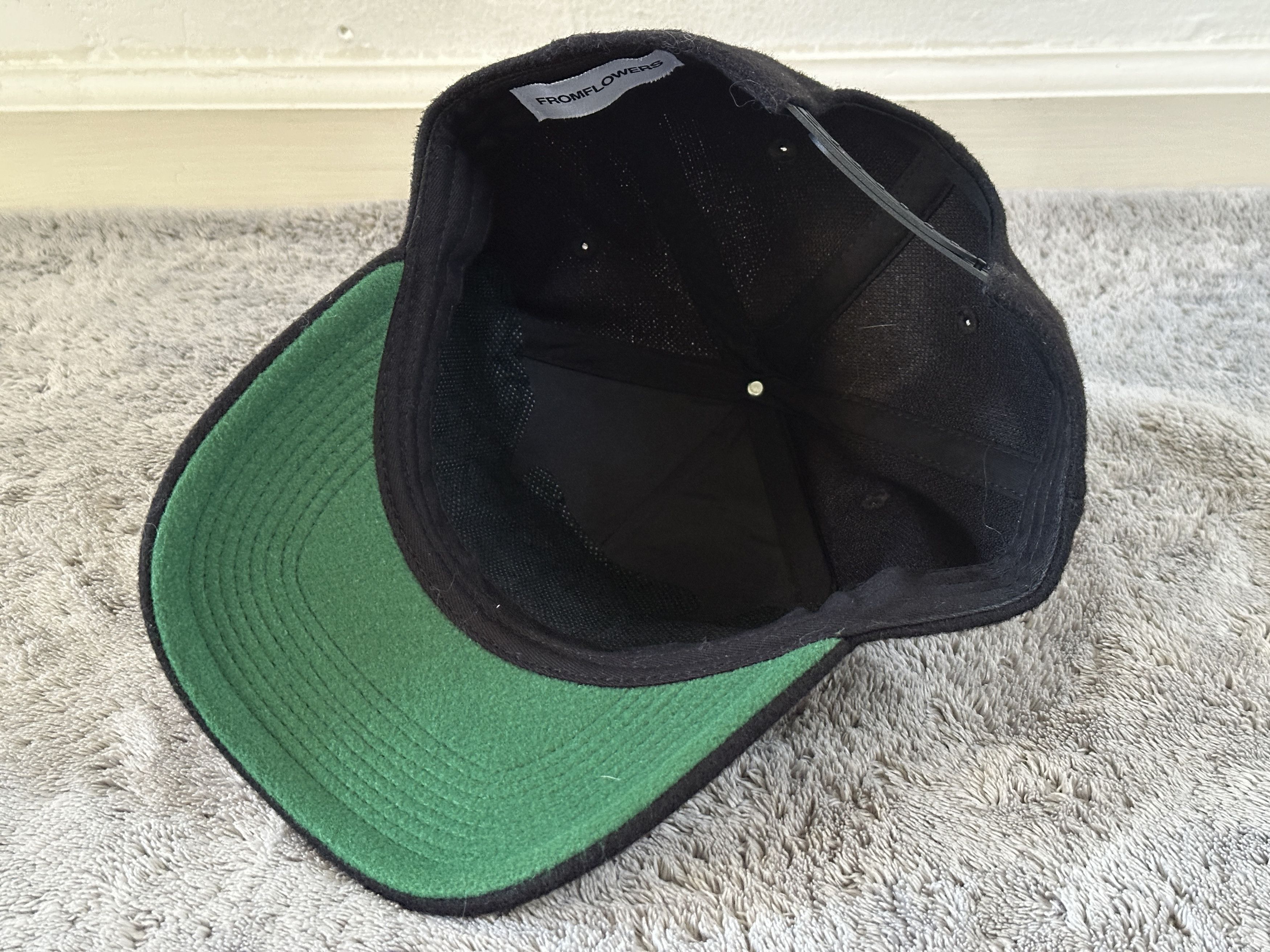 Other FROMFLOWERS The "LA" Wool Block Hat Size ONE SIZE - 2 Thumbnail