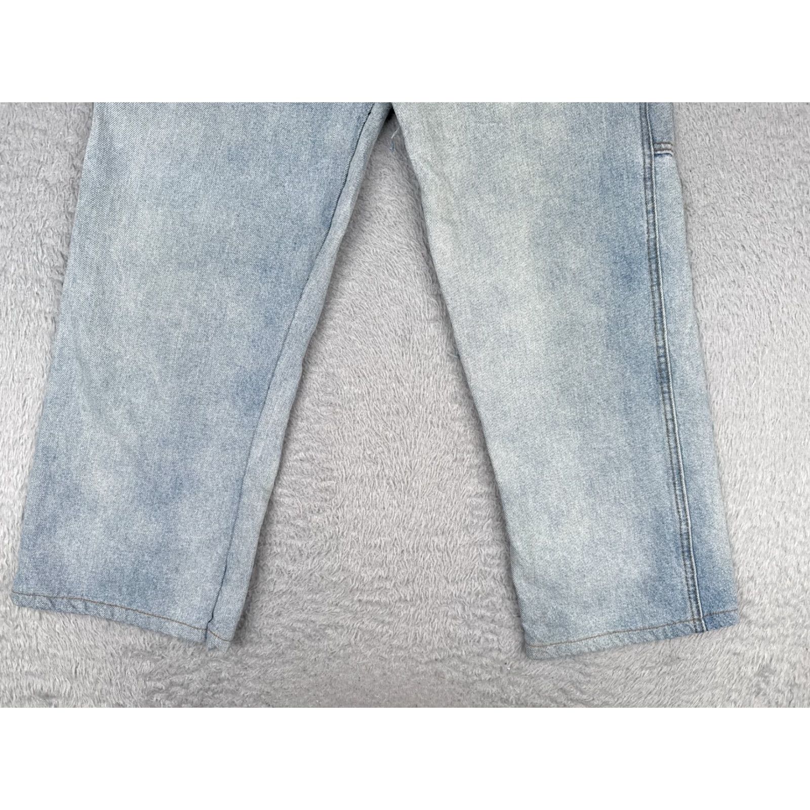Vintage J Galt Jeans Womens Small Blue Light Wash Wide Leg High Rise Cotton 24x25 Size 28" / US 6 / IT 42 - 3 Thumbnail