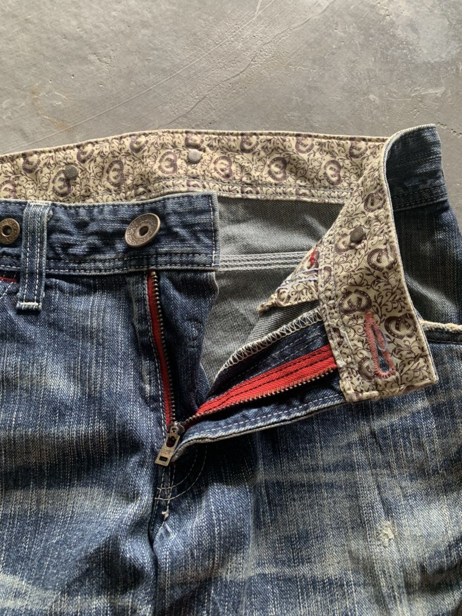 Edwin distressed semi flare edwin 503 blue trip Size US 30 / EU 46 - 6 Thumbnail