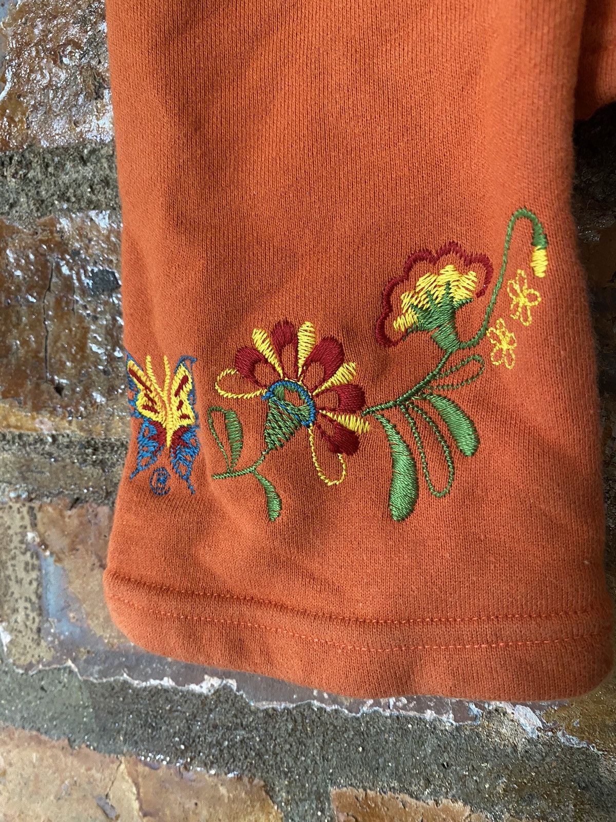 Hysteric Glamour 1990s Ba Tsu Japan Center Butterfly and flower embroidered Size S / US 4 / IT 40 - 7 Thumbnail