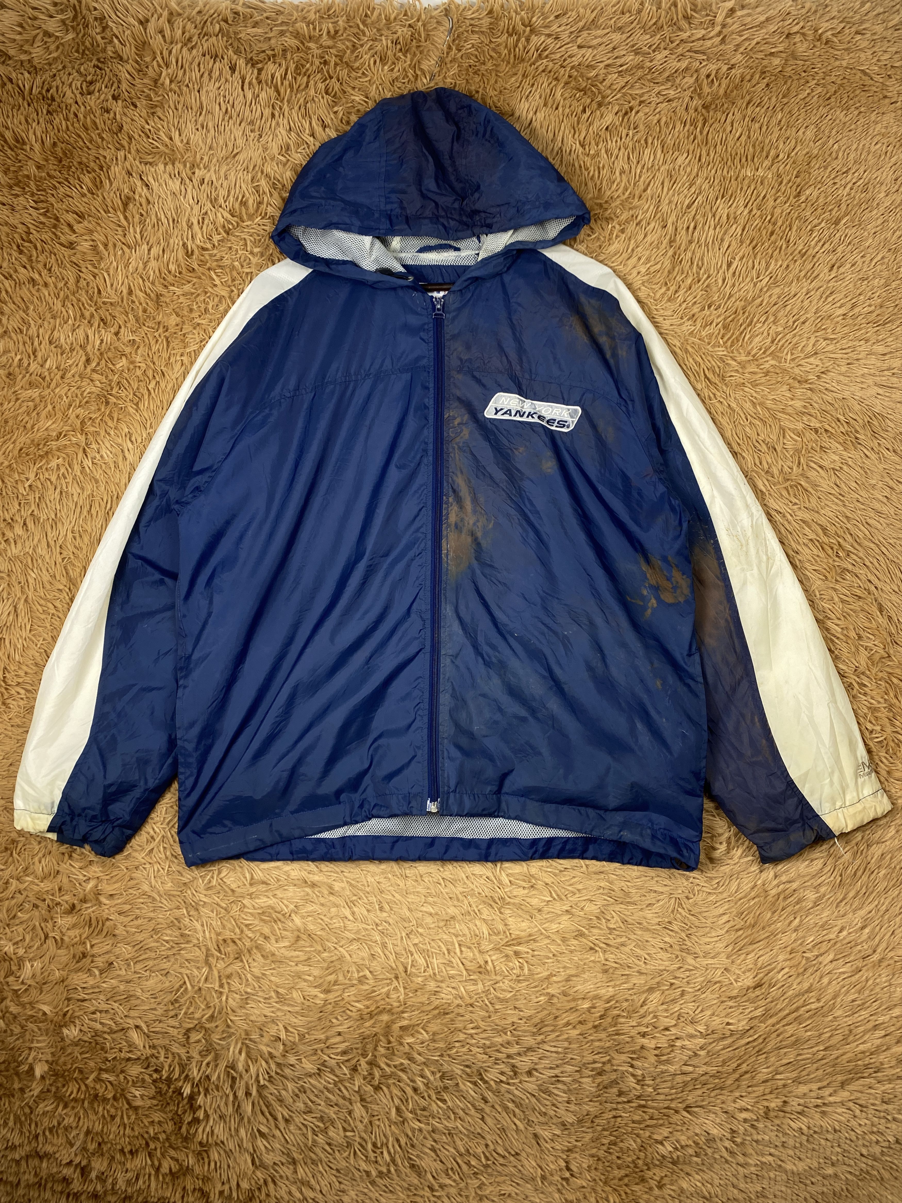 Mirage Vintage New York Yankees Mirage Windbreaker Jacket PJ2579 Size US L / EU 52-54 / 3 - 2 Thumbnail