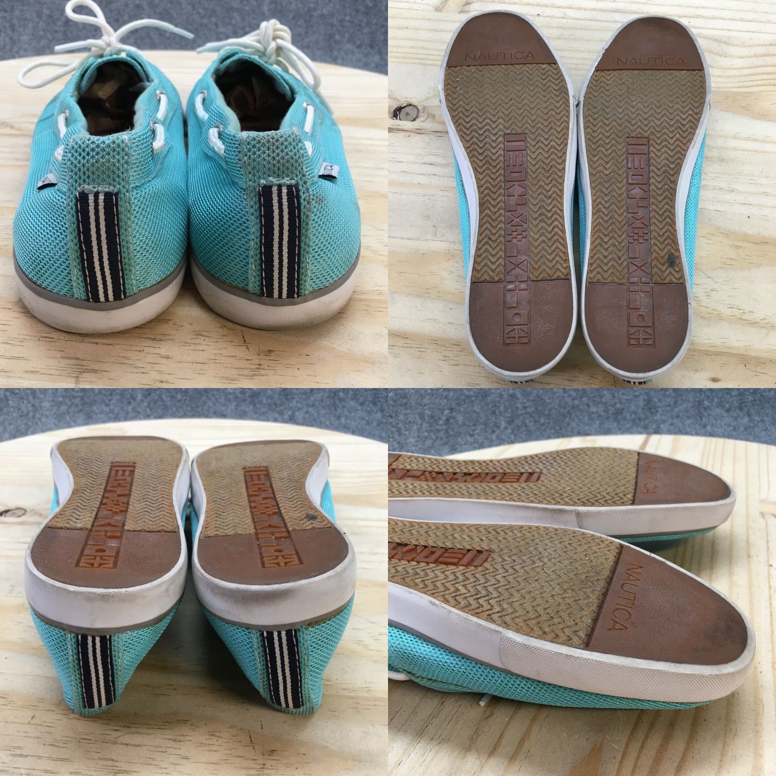 Nautica Nautica Shoes Womens 10 Boat Aqua Blue Lace Up Casual Comfort Low Top Round Toe Shirt? Size L / US 10 / IT 46 - 8 Thumbnail