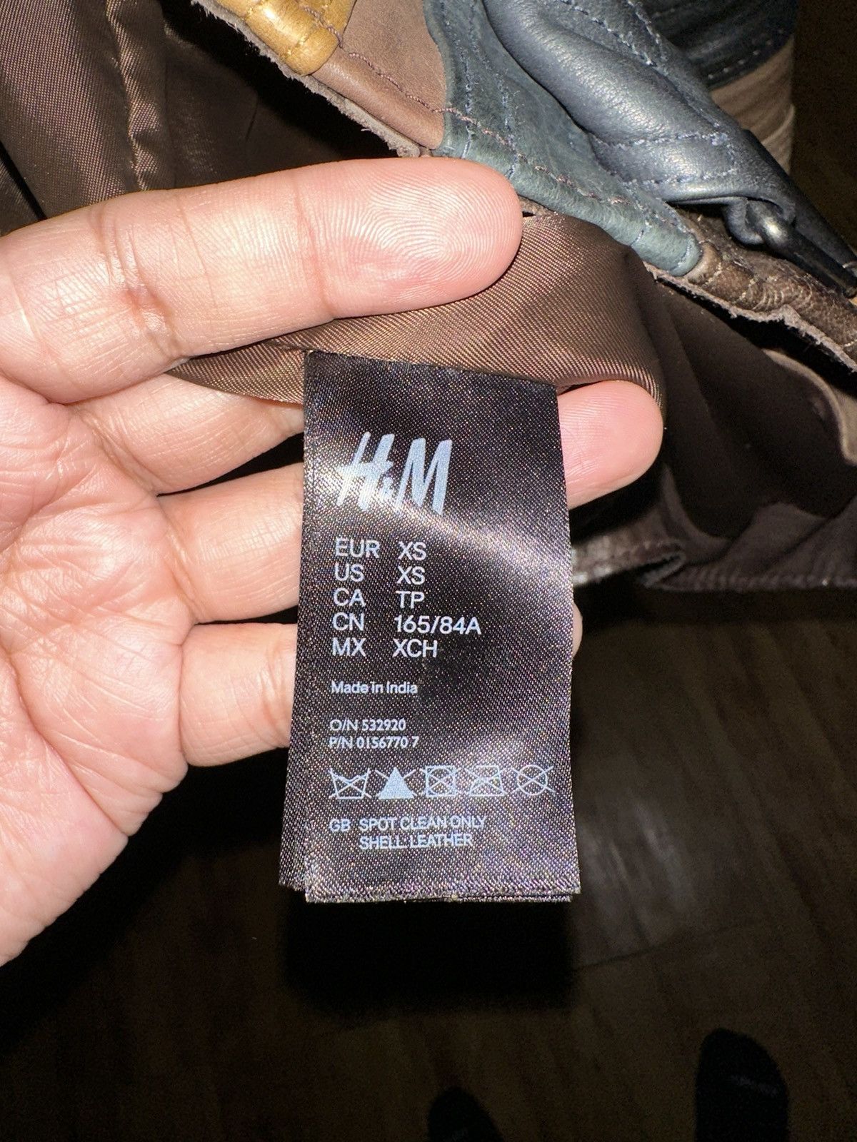 Maison Margiela x H&M Leather Belted Jacket