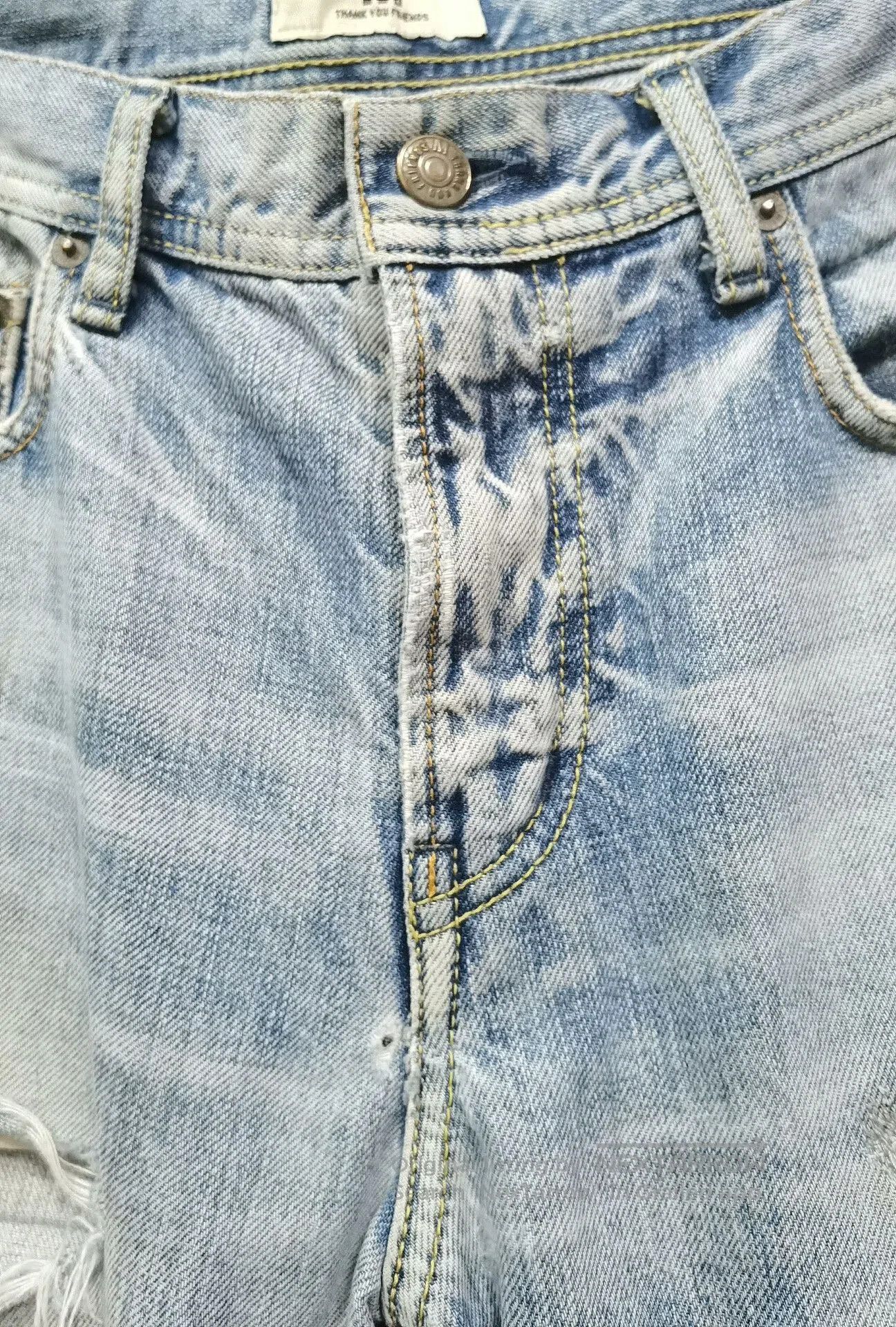 Momotaro Jeans japanese brand m distressed denim pants. Size US 28 / EU 44 - 4 Thumbnail