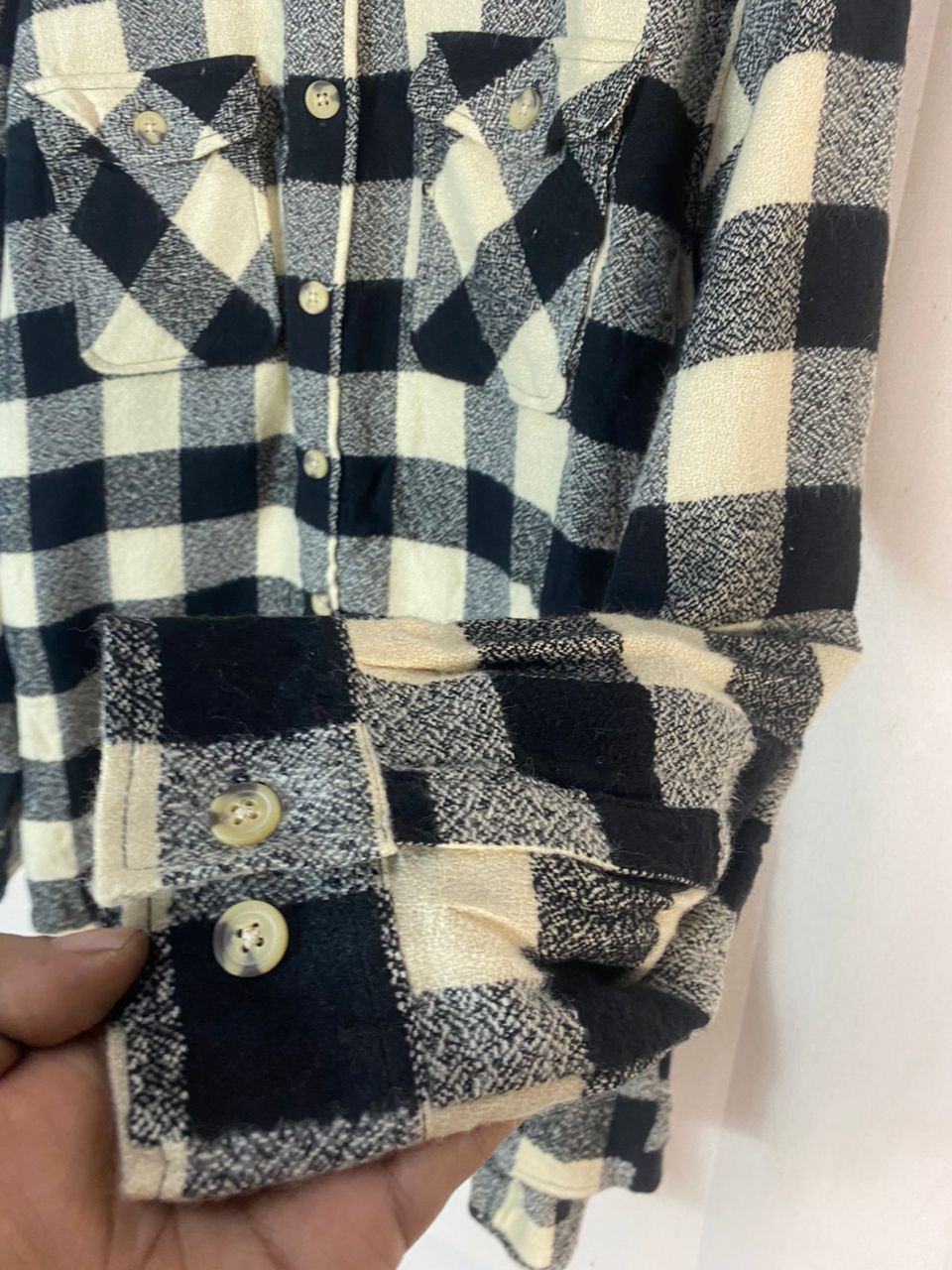 Flannel × Japanese Brand × Vintage Vintage safari rookie wool flannel button up shirt Size US L / EU 52-54 / 3 - 5 Thumbnail