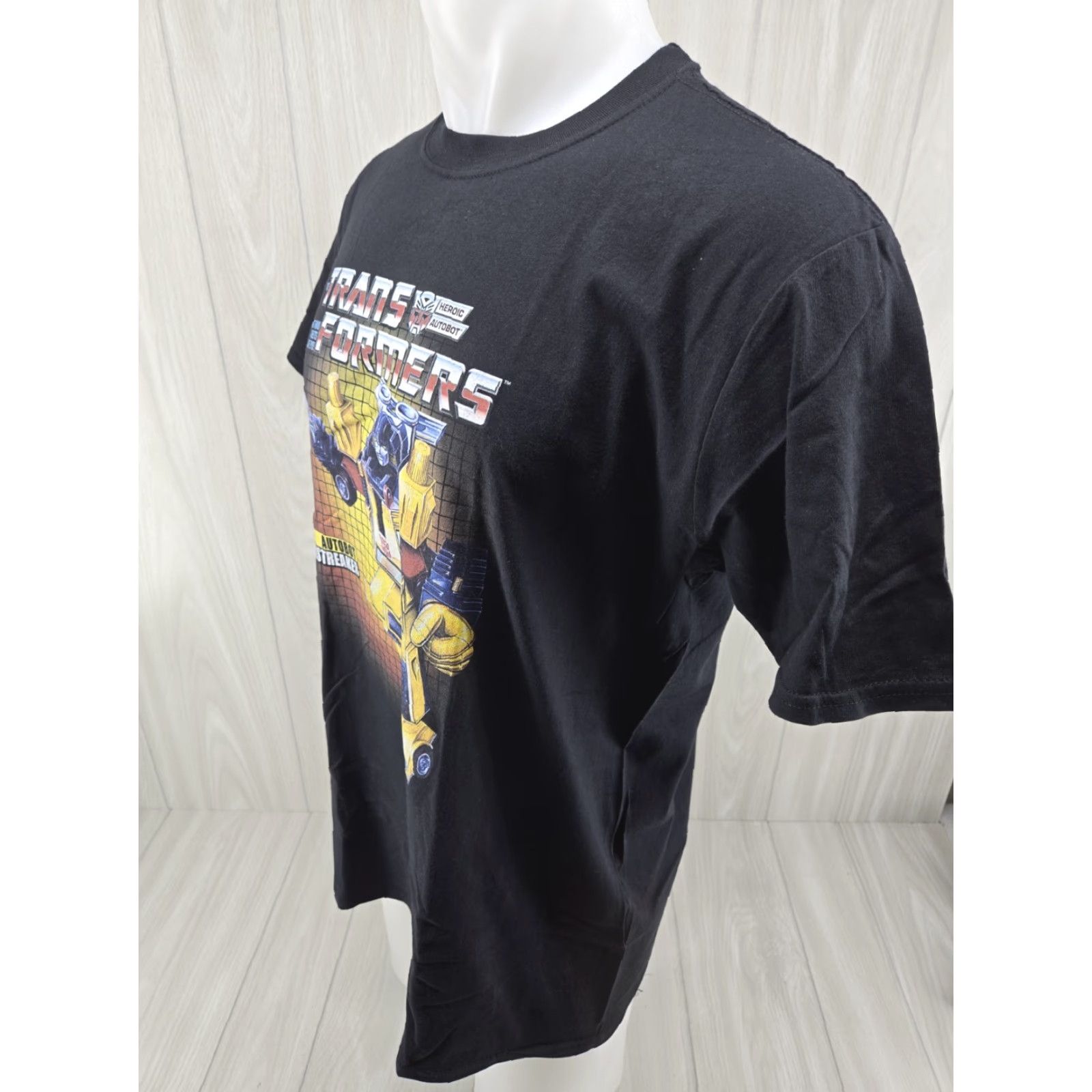 Gildan VINTAGE Transformers T Shirt Autobot Sunstreaker Cartoon Style Adult Black Large Size US L / EU 52-54 / 3 - 4 Thumbnail