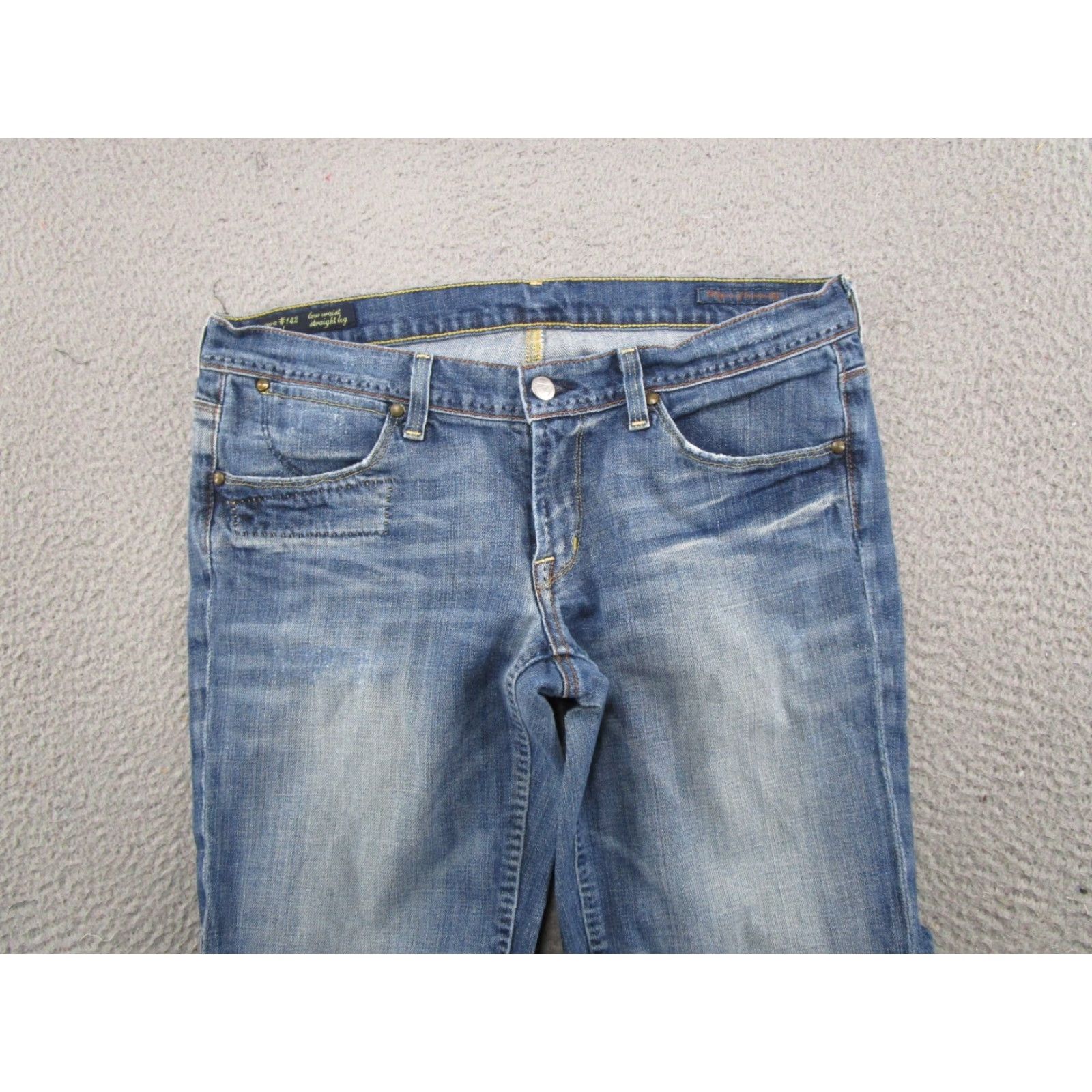 Citizens Of Humanity Citizens of Humanity Jeans Ava Women's 31 Straight Leg Denim Blue 5-Pocket Comfortable Stretch Vintage No Size 24" / US 00 / IT 34 - 3 Thumbnail