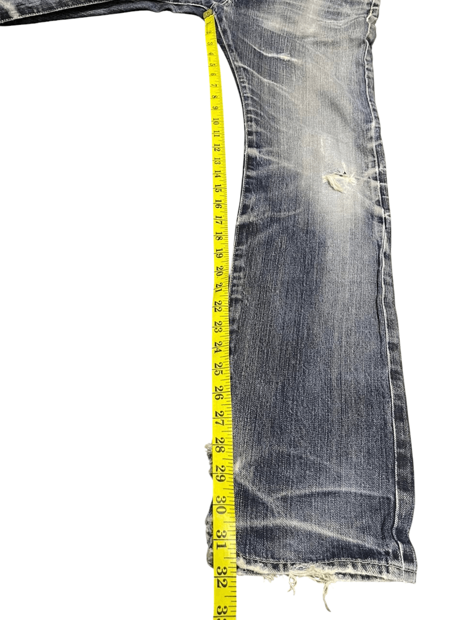 Japanese Brand Takeo Kikuchi Distressed Denim Size US 31 - 12 Thumbnail