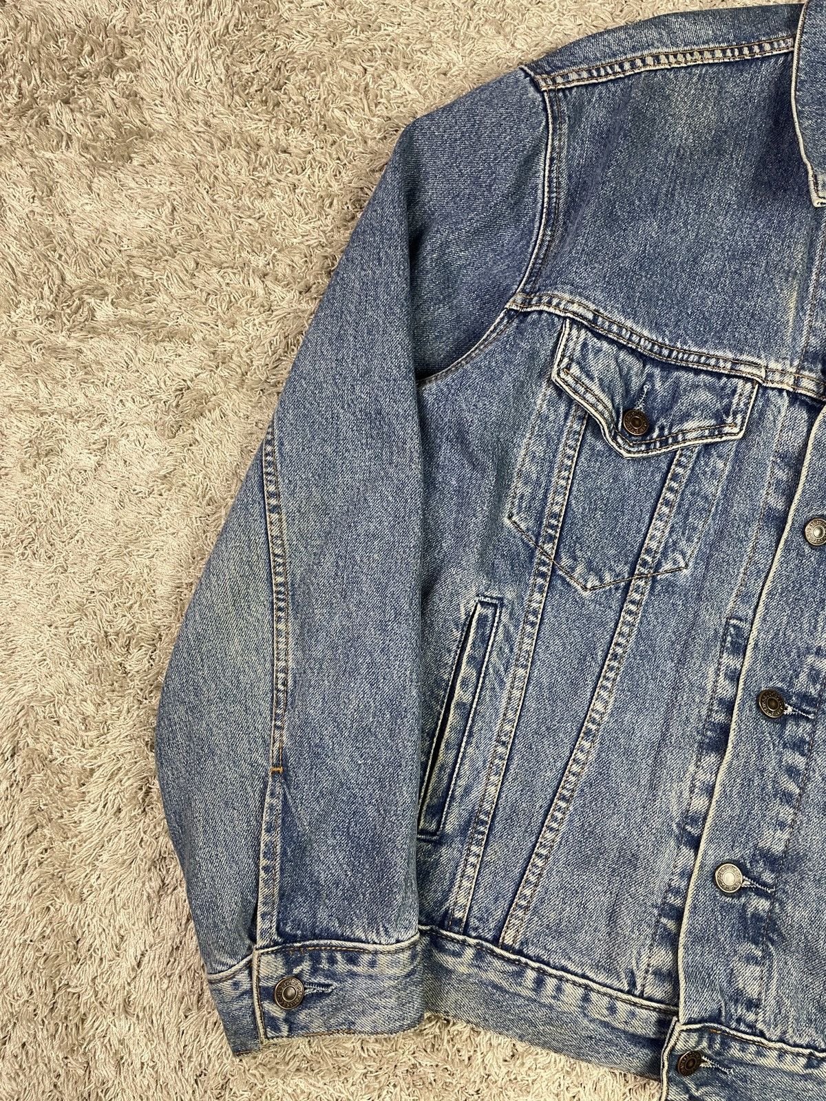 Levi's × Vintage Vintage 90s Levis Denim Button Up Jacket Size US L / EU 52-54 / 3 - 2 Thumbnail