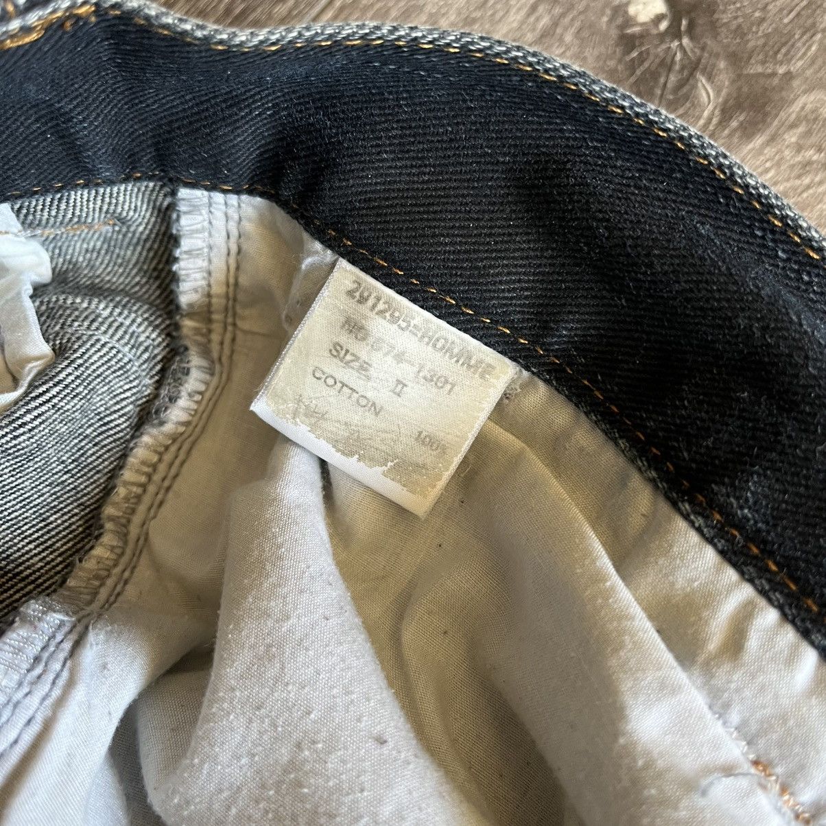 291295=Homme Vintage Japanese Brand 29125 Homme Avant Garde Pocket Jeans Size US 30 / EU 46 - 9 Thumbnail