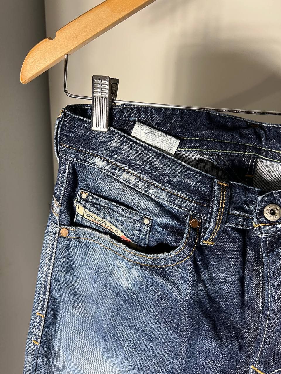 Diesel VINTAGE DIESEL INDUSTRY DENIM DIVISION DESIGNER JEANS RETRO Size US 30 / EU 46 - 10 Thumbnail