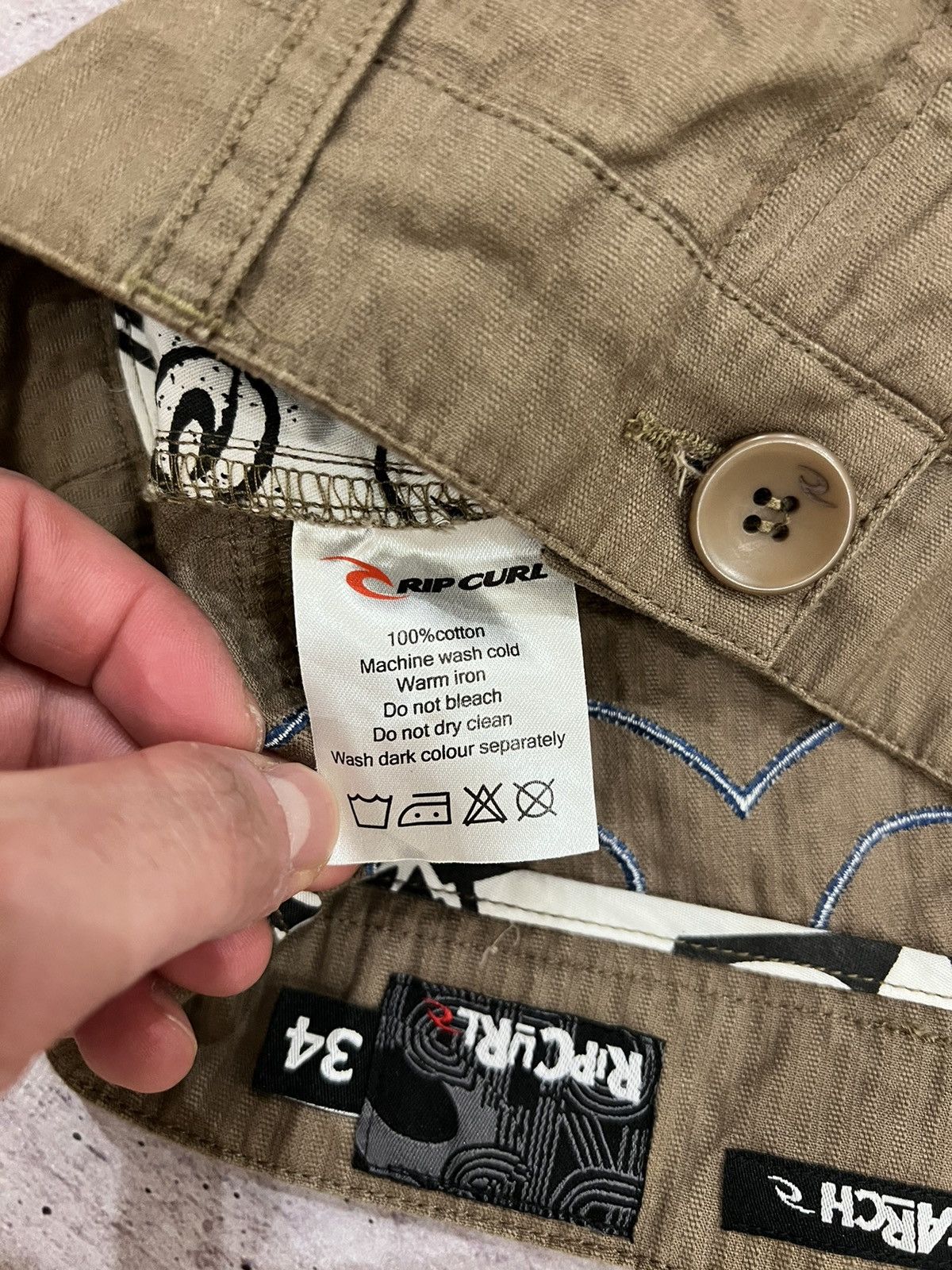 Rip Curl Rip Curl Vintage Cargo y2k Shorts Size US 34 / EU 50 - 7 Thumbnail