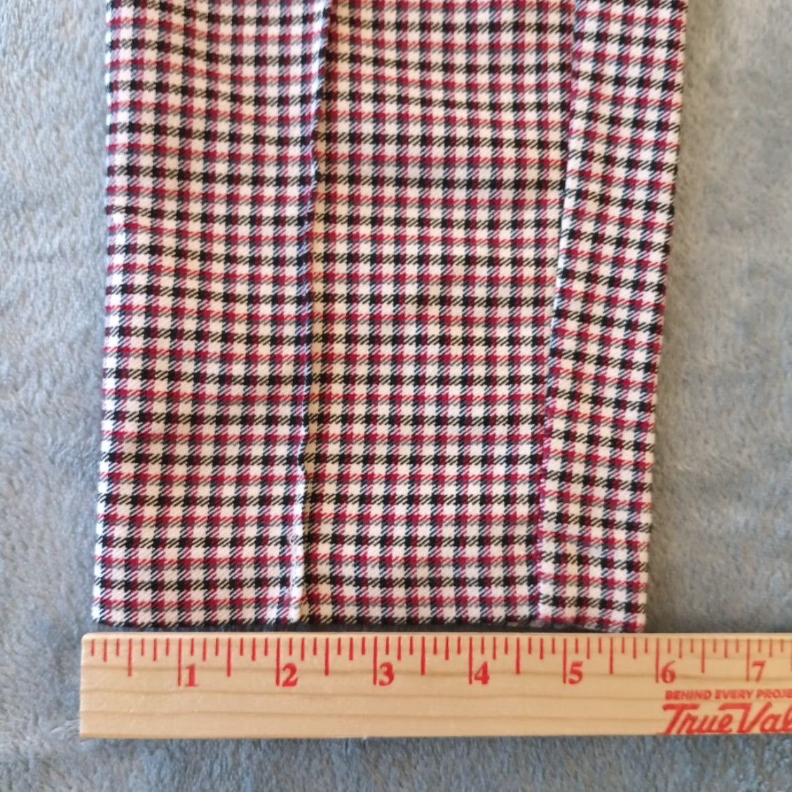 Vintage Cato Ankle Pants Womens Size 8 Red Plaid Pull On Skinny Stretch Pockets - Regular, 28.5" Inseam Size 29" - 6 Thumbnail