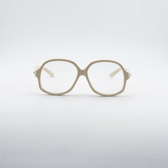 Valentino Valentino VLX-177C Eyeglasses White/Gold 59mm Square Frame Size ONE SIZE - 2 Thumbnail