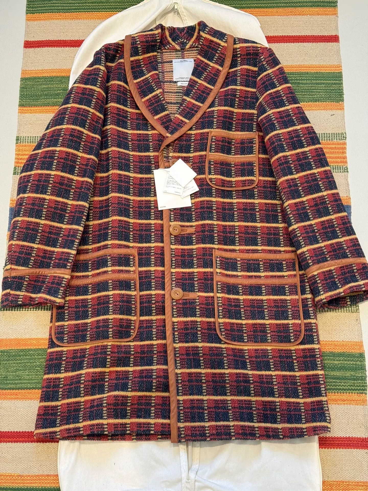 Visvim visvim four corners coat with carpet fabric Size US L / EU 52-54 / 3 - 1 Thumbnail