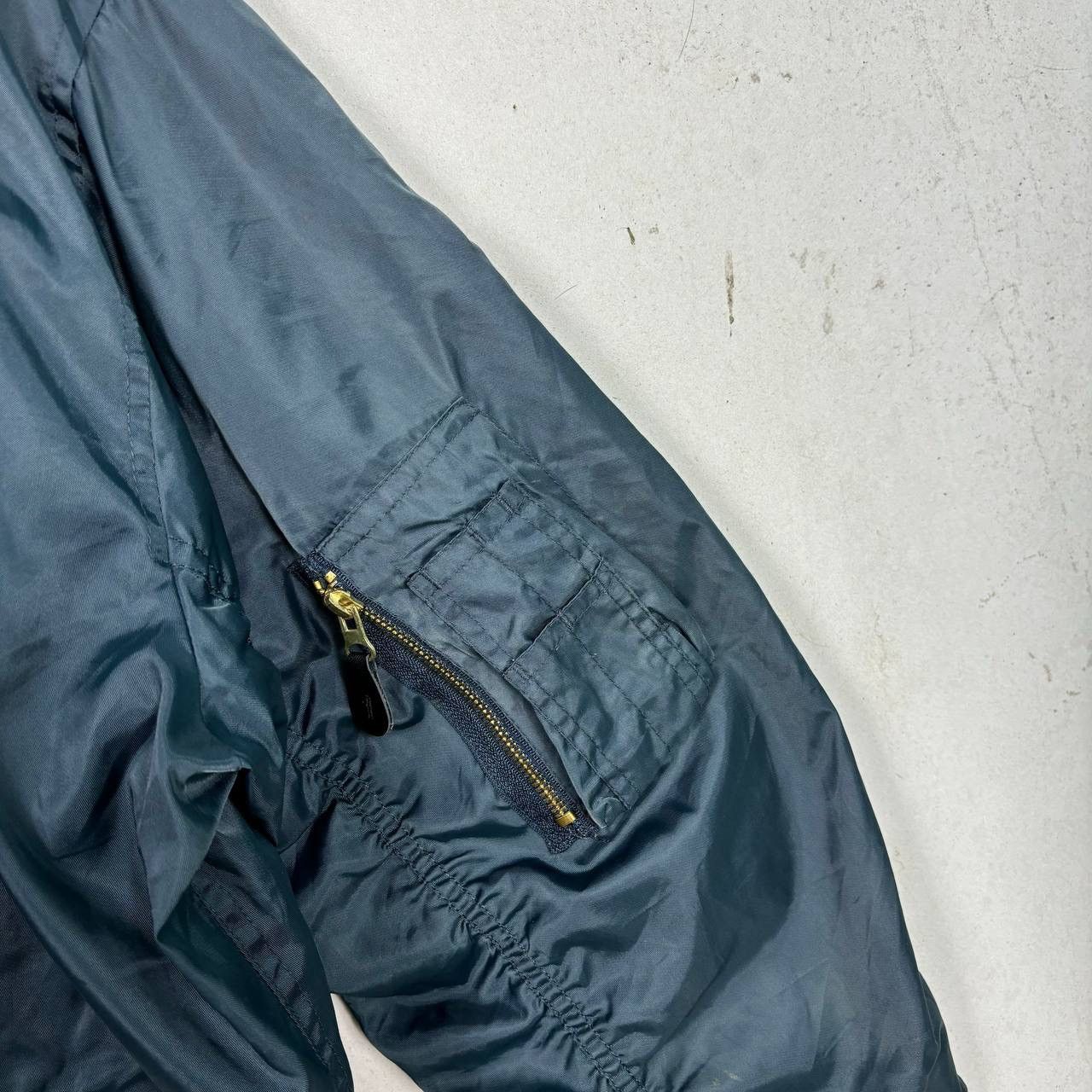 Other Vtg 80s MA-1 Flight Jacket Military Bomber Jacket Reversible Size US M / EU 48-50 / 2 - 8 Thumbnail