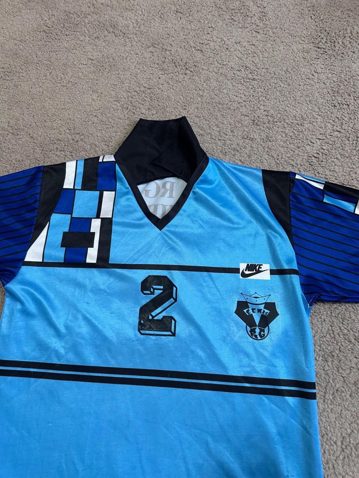 Nike VINTAGE NIKE 1980'S FOOTBALL NIKE SOOCER JERSEY SHIRT Size US L / EU 52-54 / 3 - 3 Thumbnail