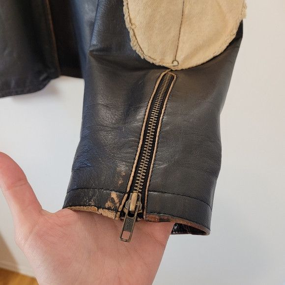 Vintage Rare Vintage Mens Leather Jacket Union Oil Patch - Size M Size US M / EU 48-50 / 2 - 8 Thumbnail