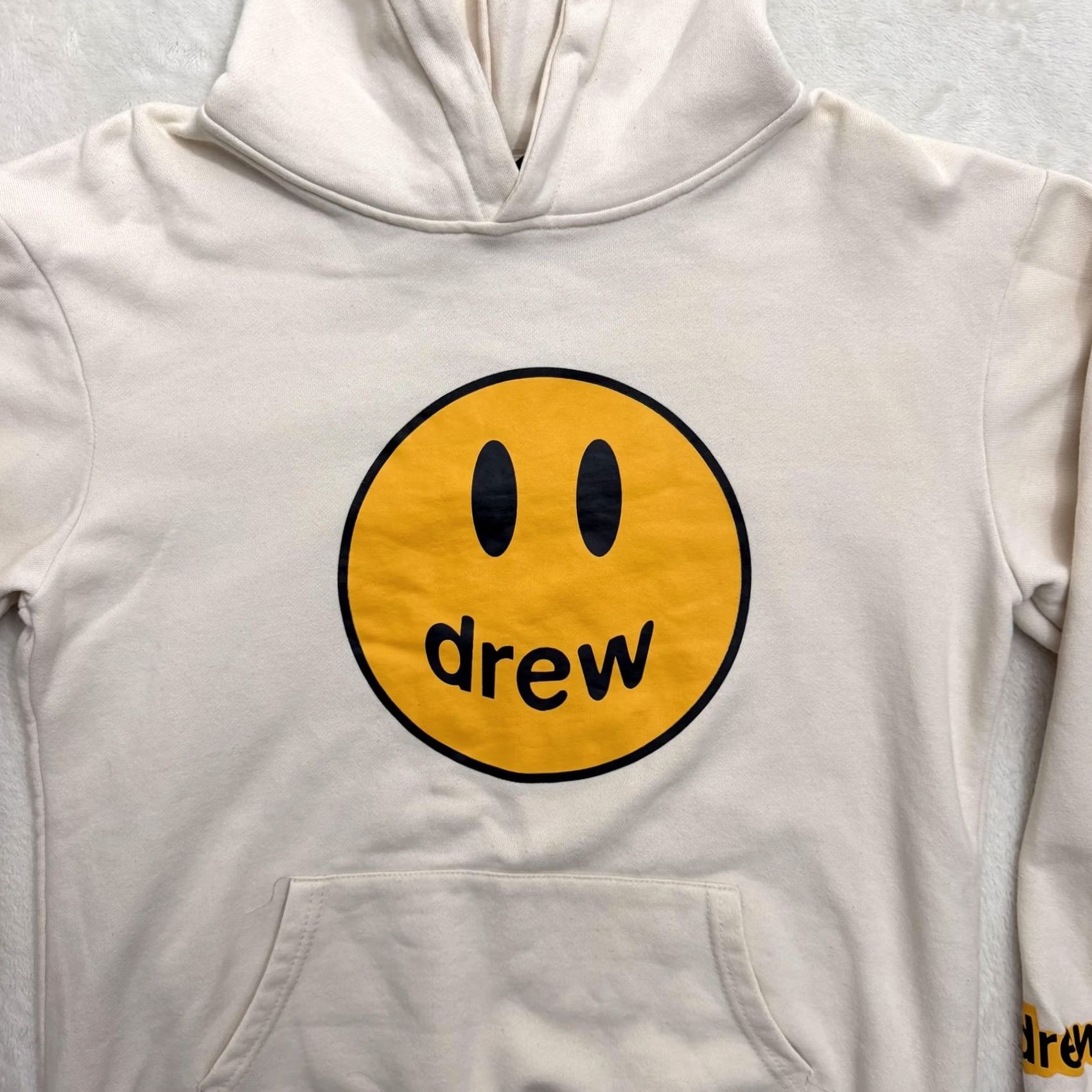 Drew House Drew House Hoodie Mens Medium White Graphic Print Pullover Crew Neck with Hooded Pockets Logo Size US M / EU 48-50 / 2 - 3 Thumbnail