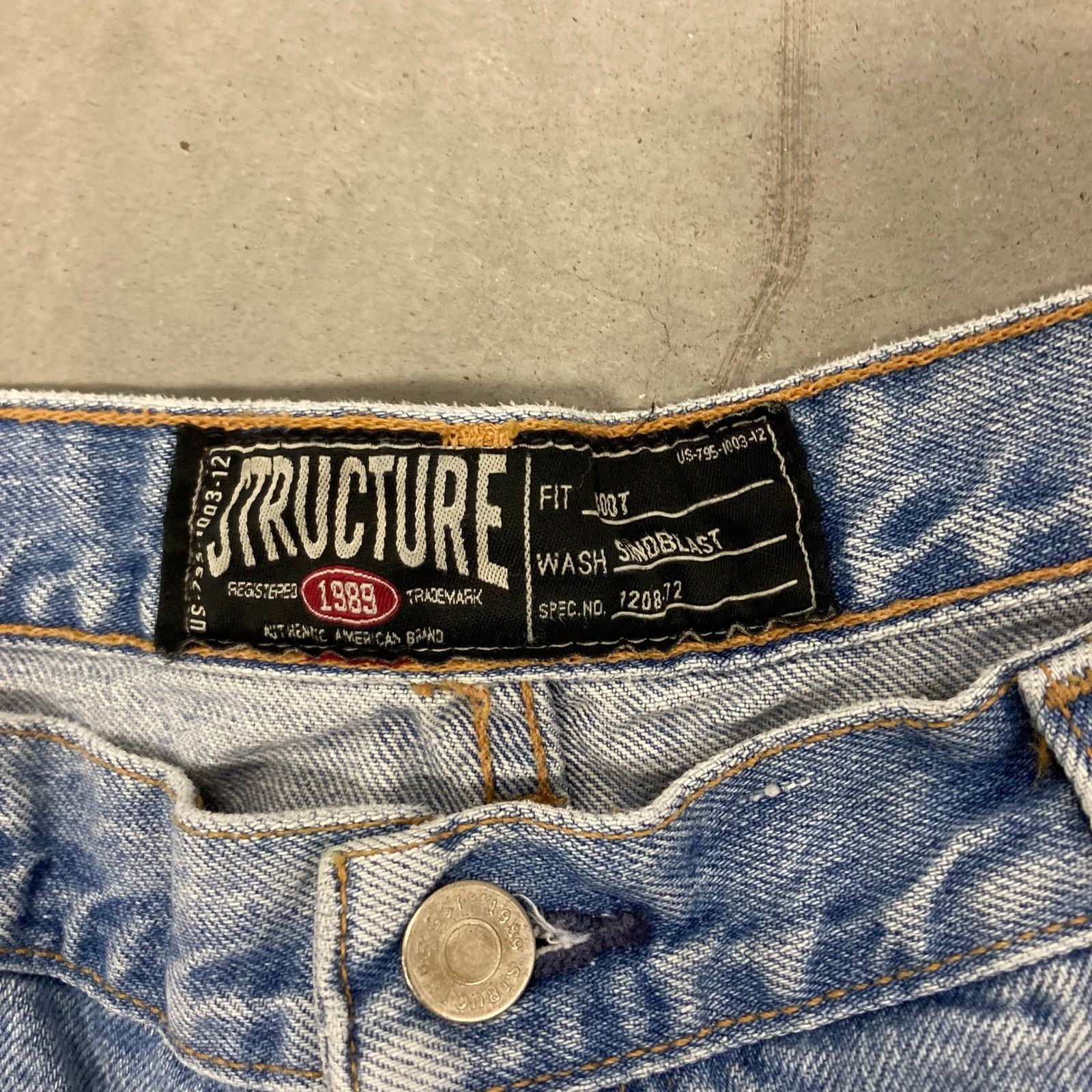 Structure × Vintage y2k faded structure bootcut jeans 36x32 Size US 36 / EU 52 - 5 Thumbnail