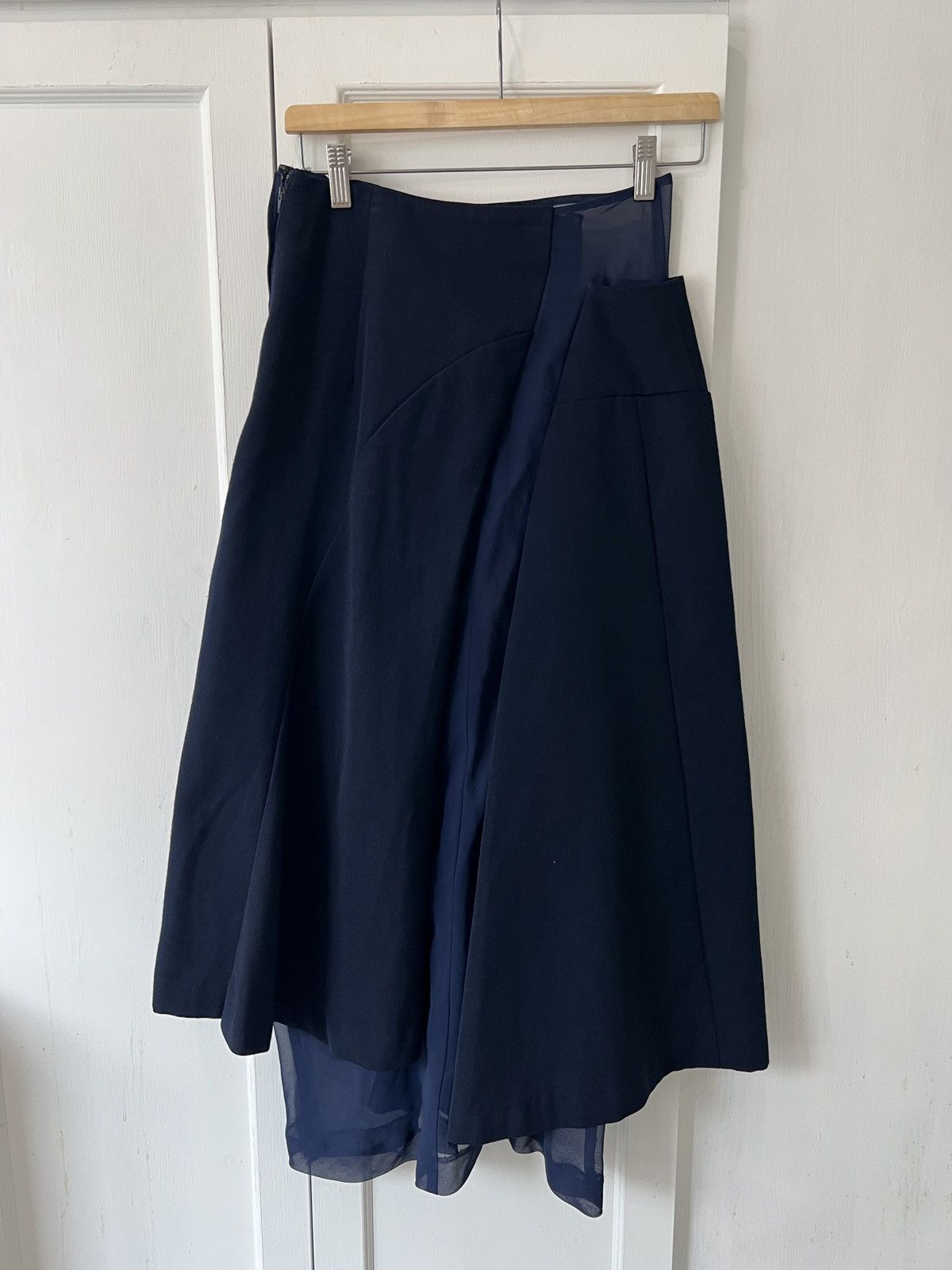 Comme des Garcons AW97 Comme Des Garcons “Adult Punk” Asymmetrical Wool Skirt Size 27" / US 4 / IT 40 - 2 Thumbnail