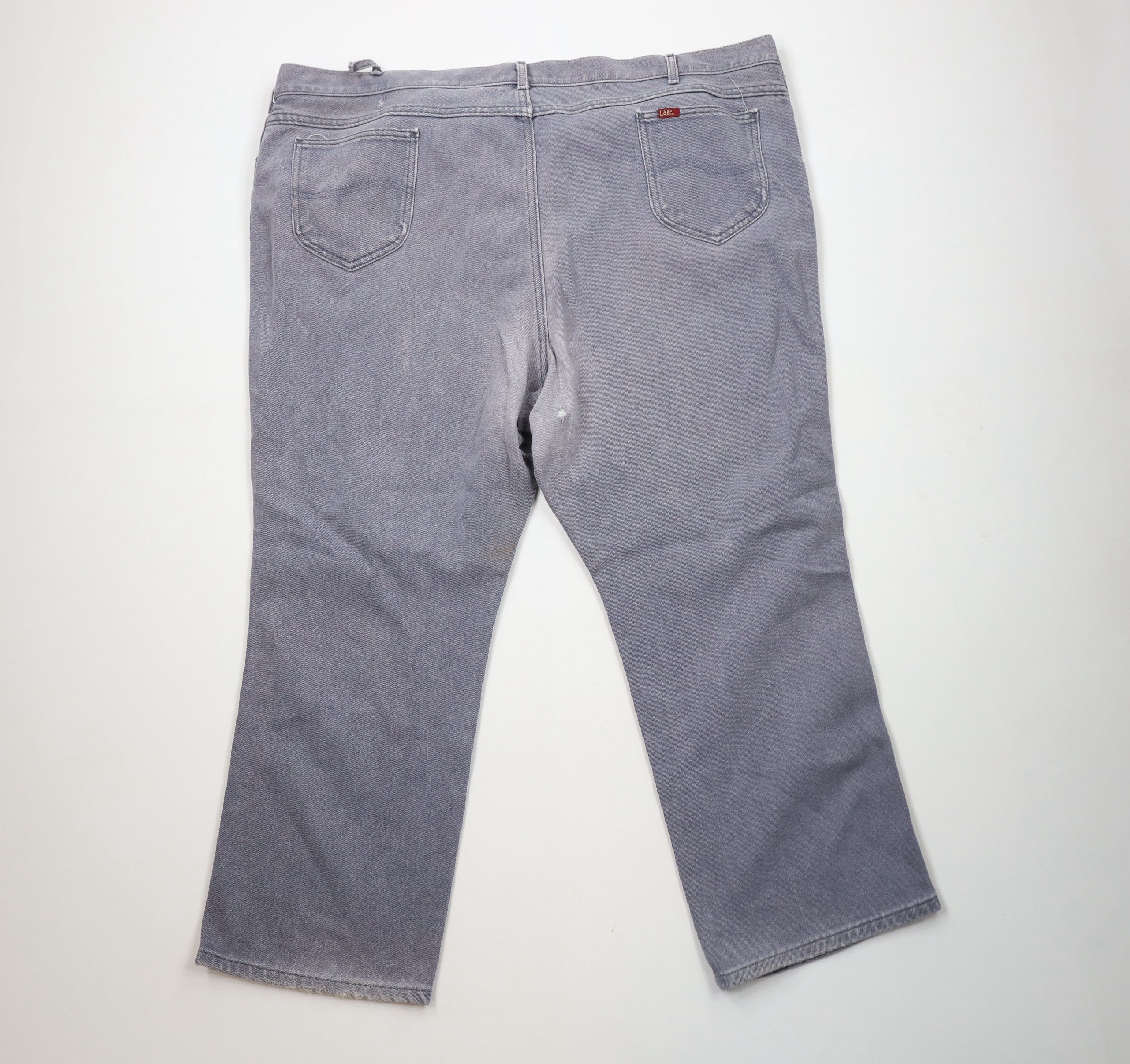 Lee × Vintage Vintage 90s Lee Flared Wide Leg Denim Jeans Blue USA Size US 44 / EU 60 - 11 Thumbnail