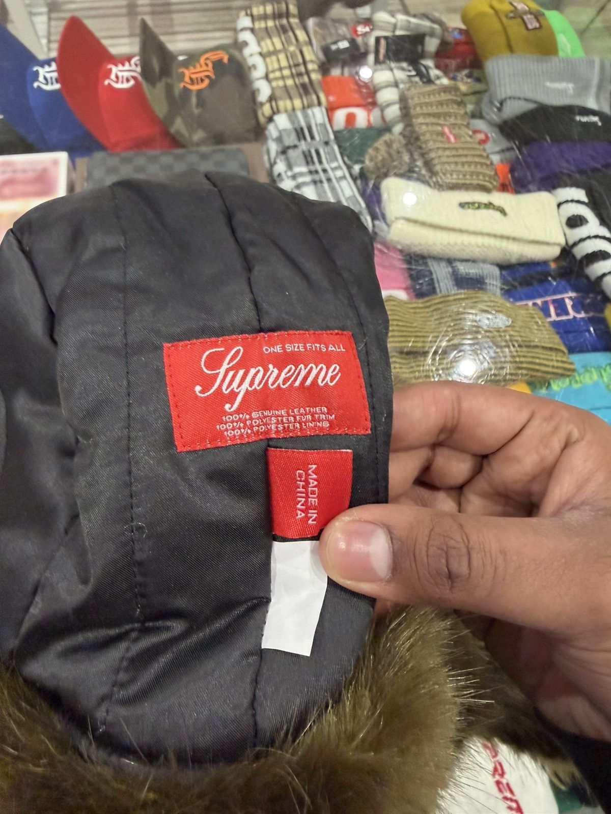 Supreme Supreme Leather Trooper Kelly Green Size ONE SIZE - 7 Thumbnail