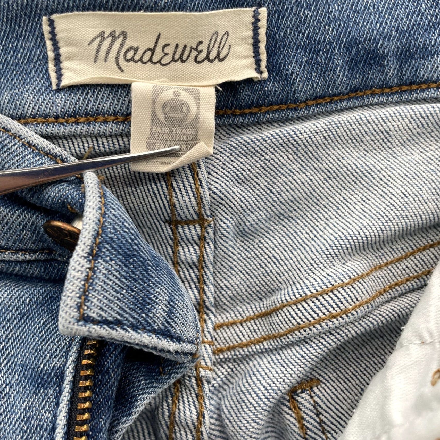 Madewell Madewell Stovepipe Jeans Womens 28 Slim Straight Boho Chic Academia Classic 90s Size 28" / US 6 / IT 42 - 7 Thumbnail