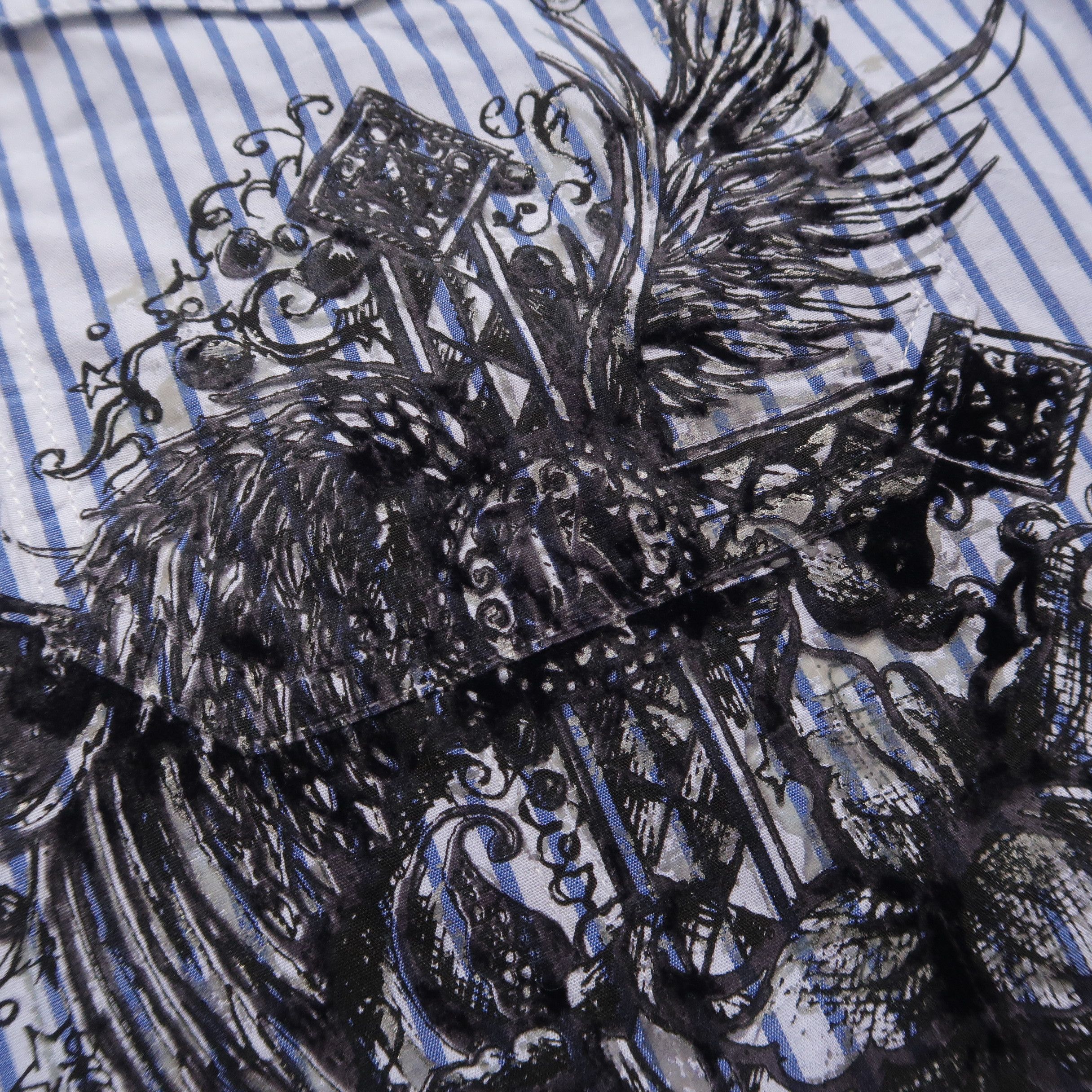 Japanese Brand Vintage 90s LGB Karl Kani Embroidered Punk Shirt Size US XXL / EU 58 / 5 - 10 Thumbnail