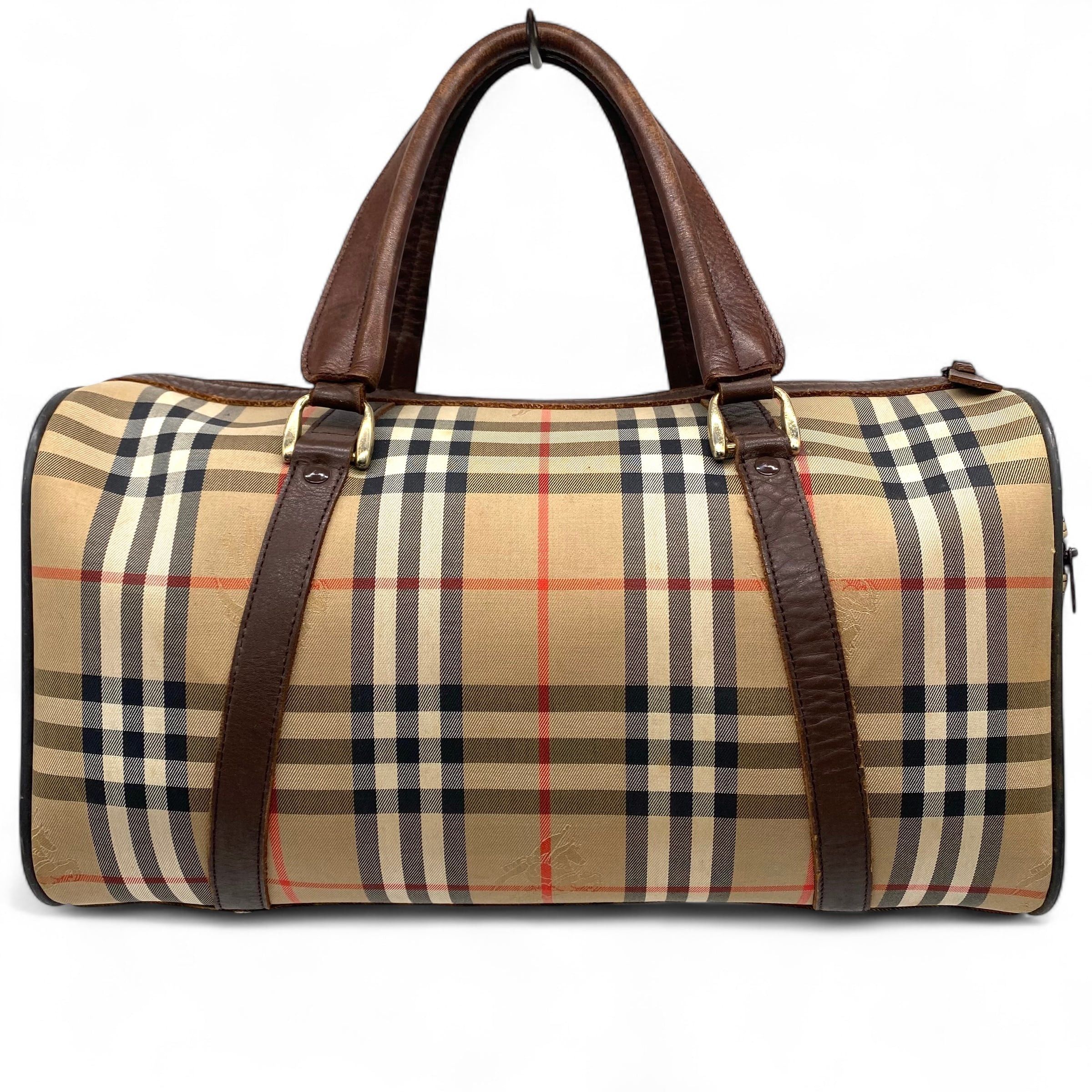 Burberry Vintage Burberrys Boston Bag Nova Check Size ONE SIZE - 2 Thumbnail
