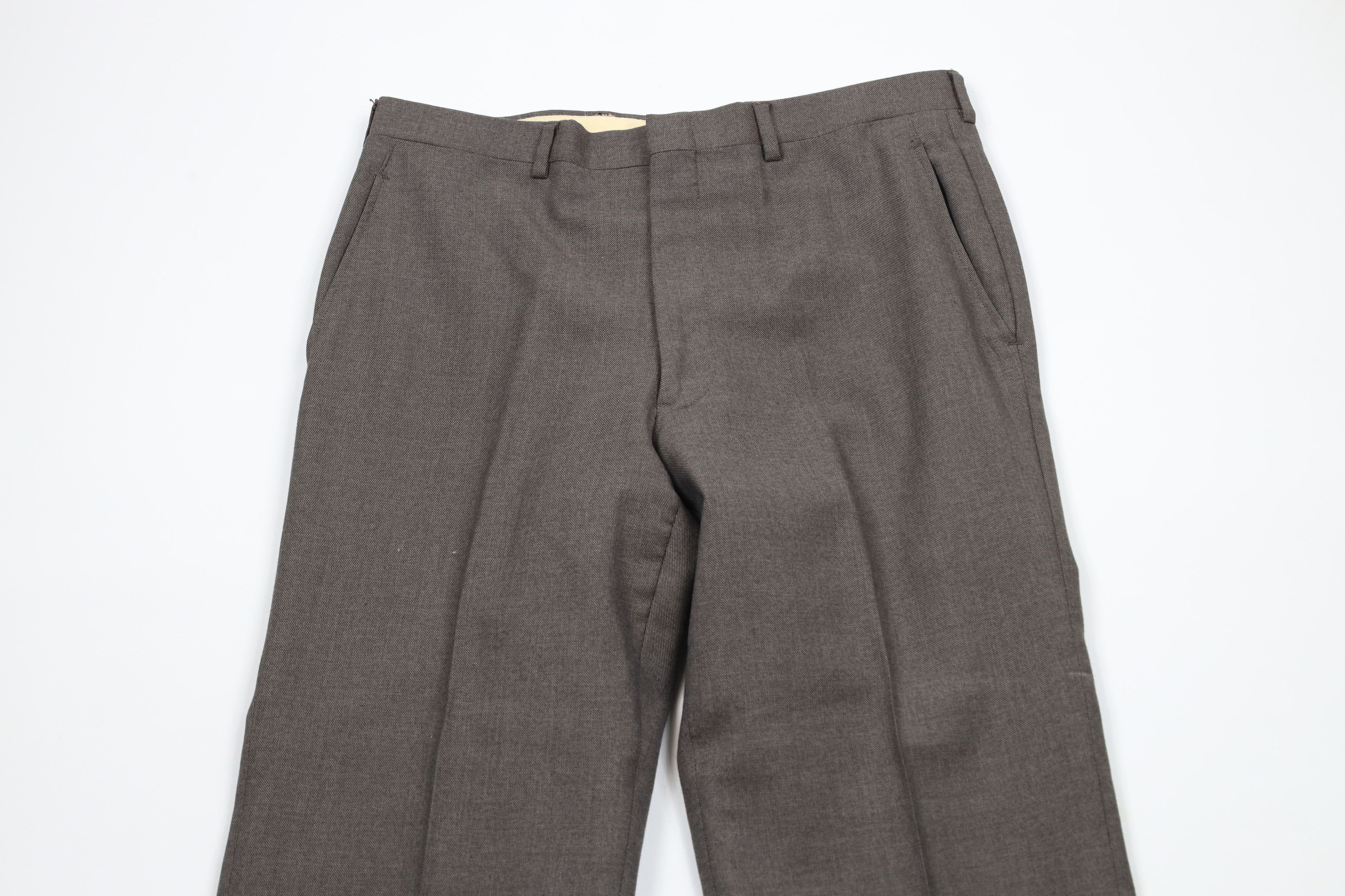 Vintage Vintage 70s 3 Piece Wool Blend Wedding Suit Bell Bottoms Size 40R - 14 Thumbnail