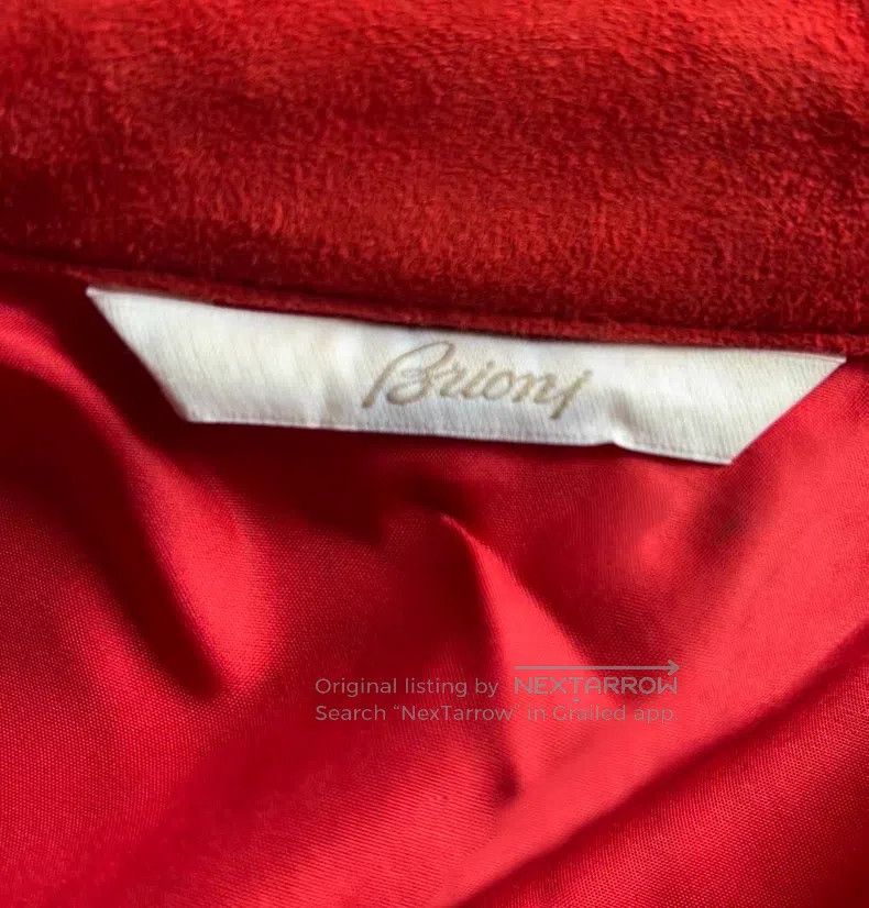 Brioni Brioni Red waterproof silk jacket Size US M / EU 48-50 / 2 - 9 Thumbnail