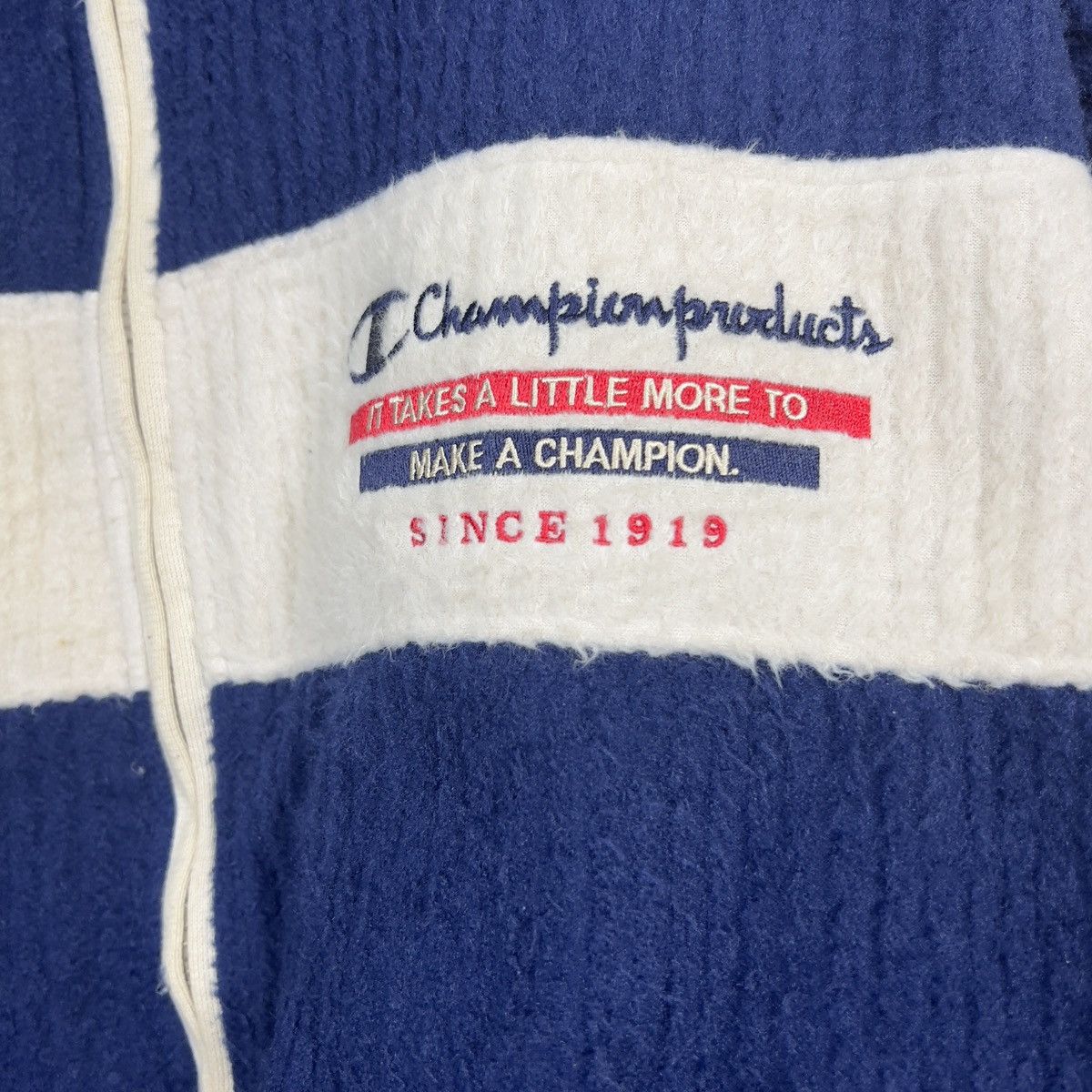 Champion Vintage Champion Fleece Jacket Size US L / EU 52-54 / 3 - 3 Thumbnail