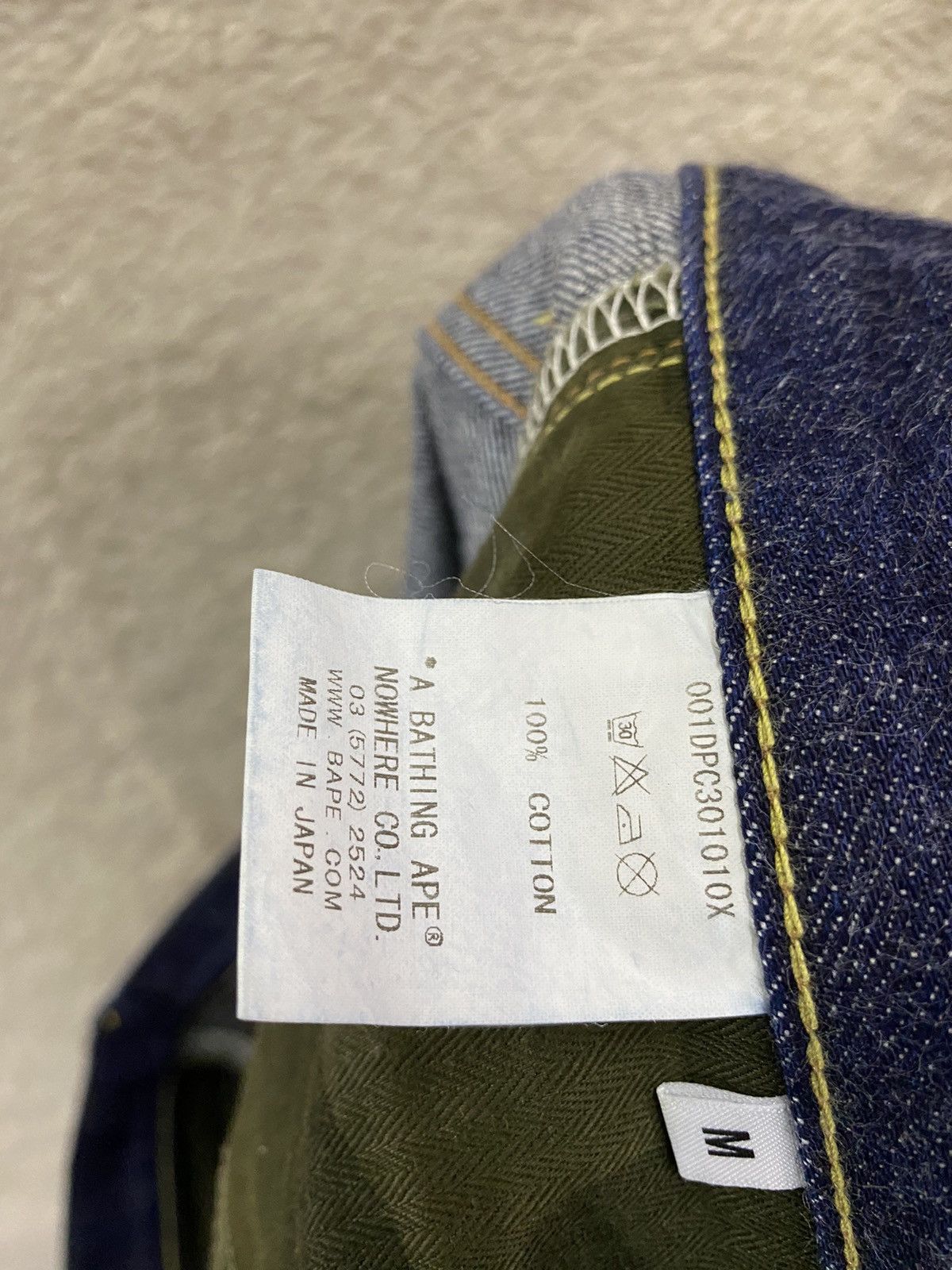 Bape BAPE STA X BAPE SHARK SELVEDGE JEANS Size US 32 / EU 48 - 10 Thumbnail