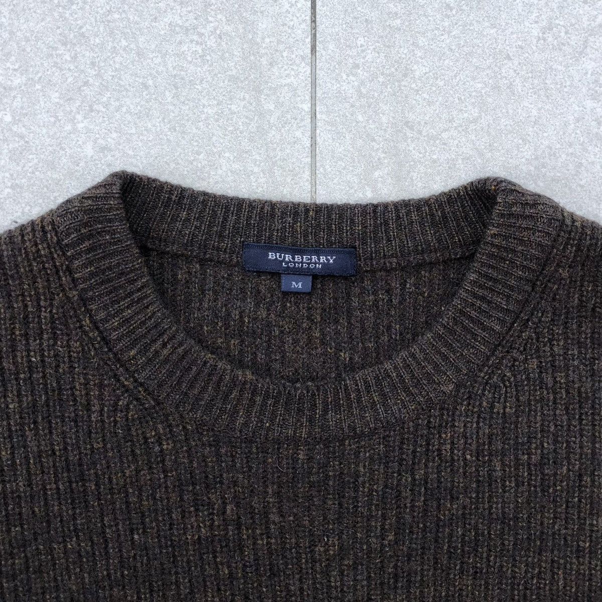 Burberry Burberry London Nova Check Elbow Patch Wool Sweatshirts Size US M / EU 48-50 / 2 - 10 Thumbnail