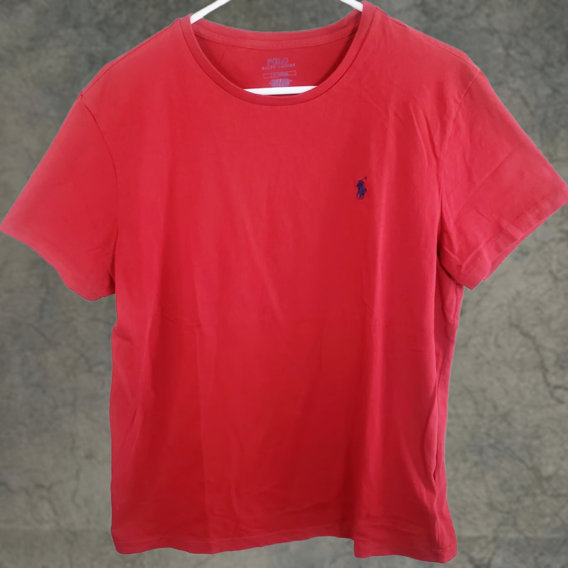 Polo Ralph Lauren Polo Ralph Lauren Red Classic Crewneck T-Shirt Pony Logo Short Sleeve Size L Mens Size US L / EU 52-54 / 3 - 1 Thumbnail