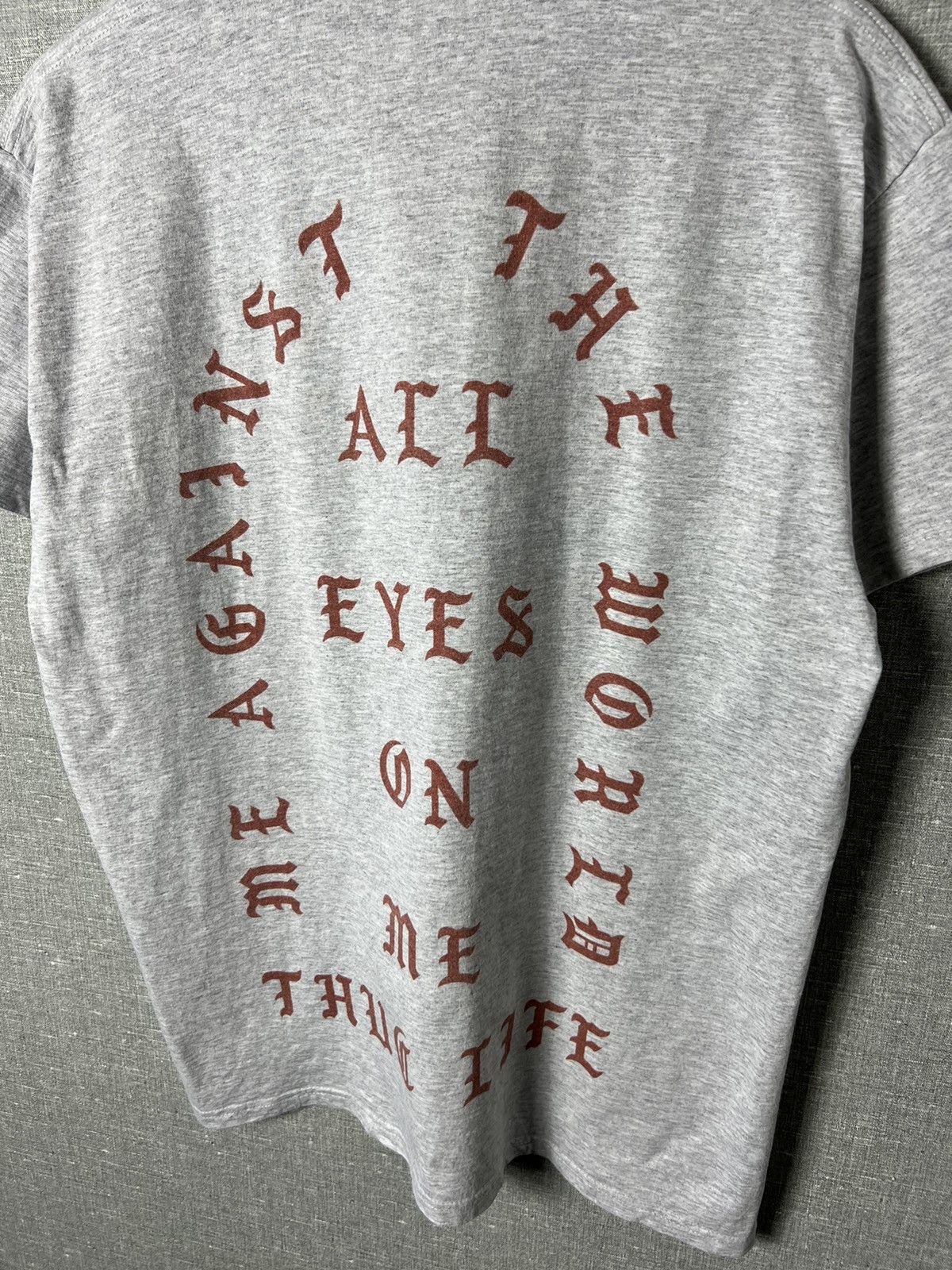 Band Tees × Vintage Vintage Kanye West I Feel Like Pablo Rare Tee Big Logo Size US L / EU 52-54 / 3 - 5 Thumbnail