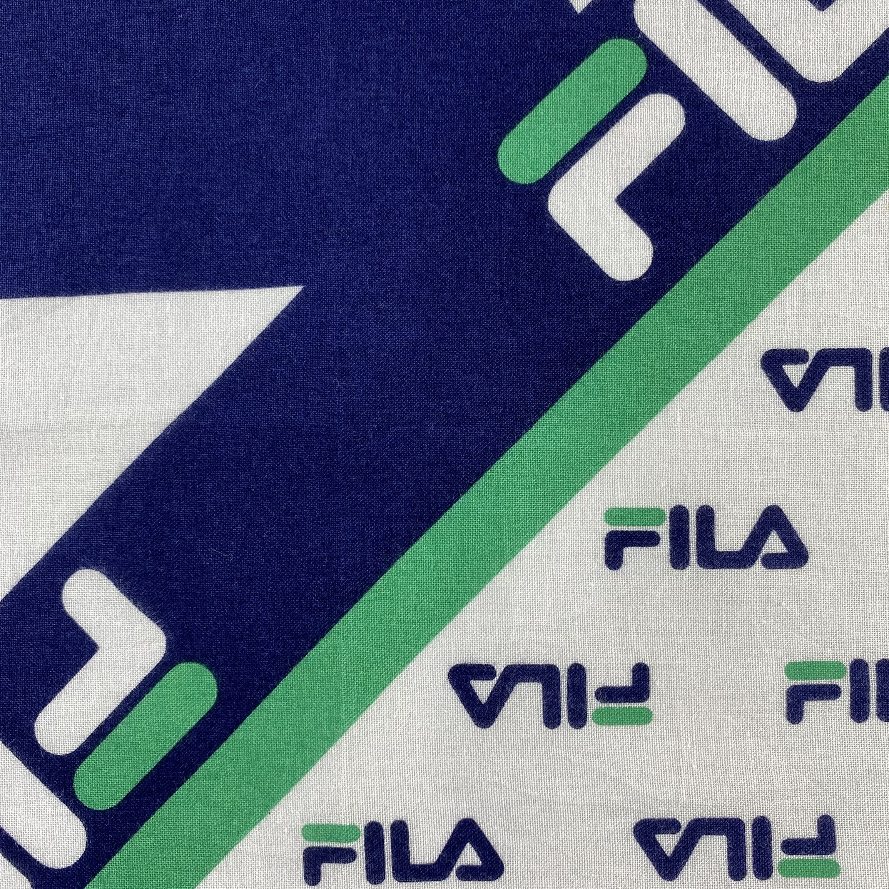 Fila × Vintage Fila Handkerchief / Neckerchief / Bandana-P1077 Size ONE SIZE - 4 Thumbnail