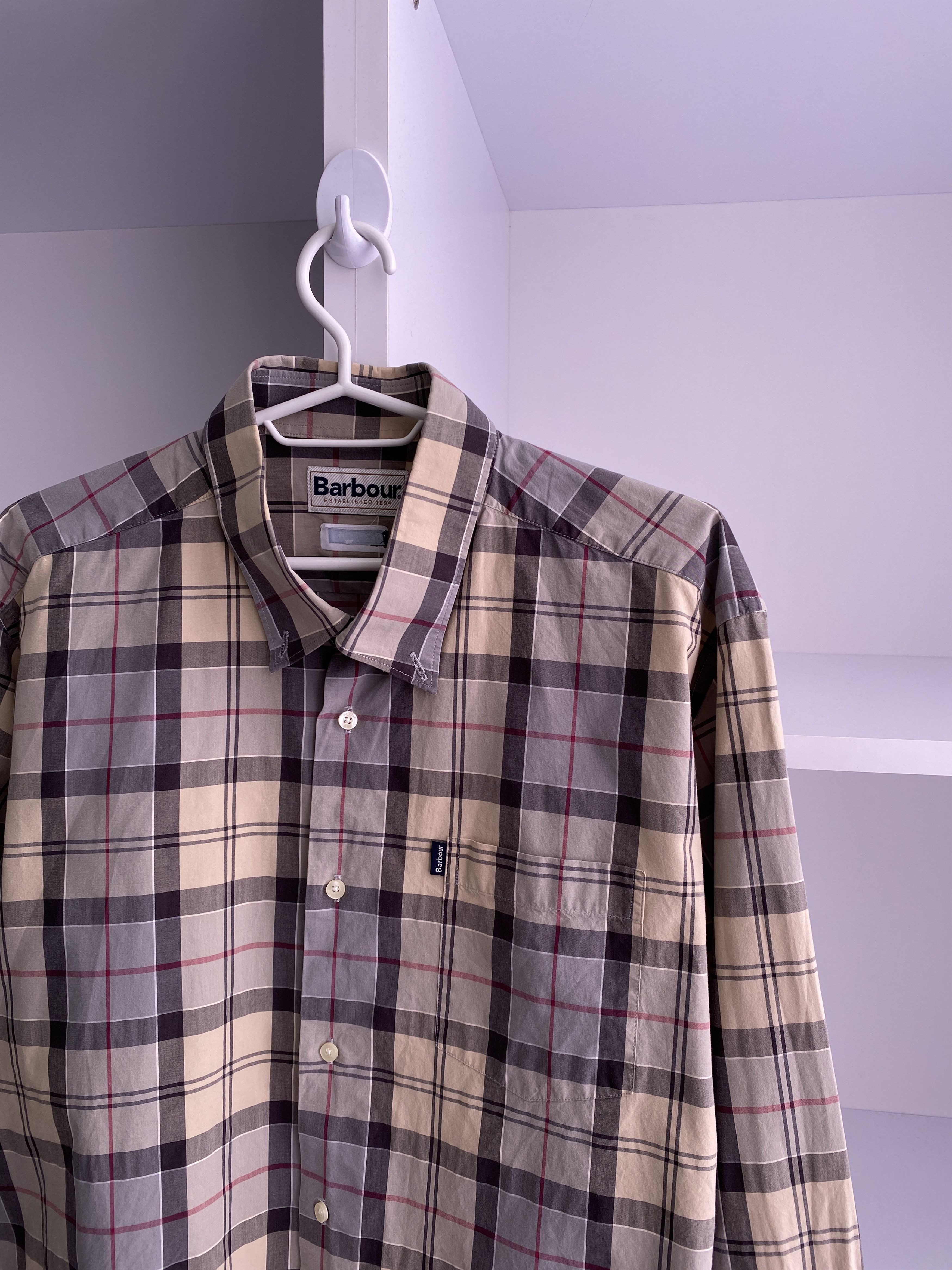 Barbour × Vintage Vintage Barbour Button Up long sleeve shirt Size US L / EU 52-54 / 3 - 4 Thumbnail