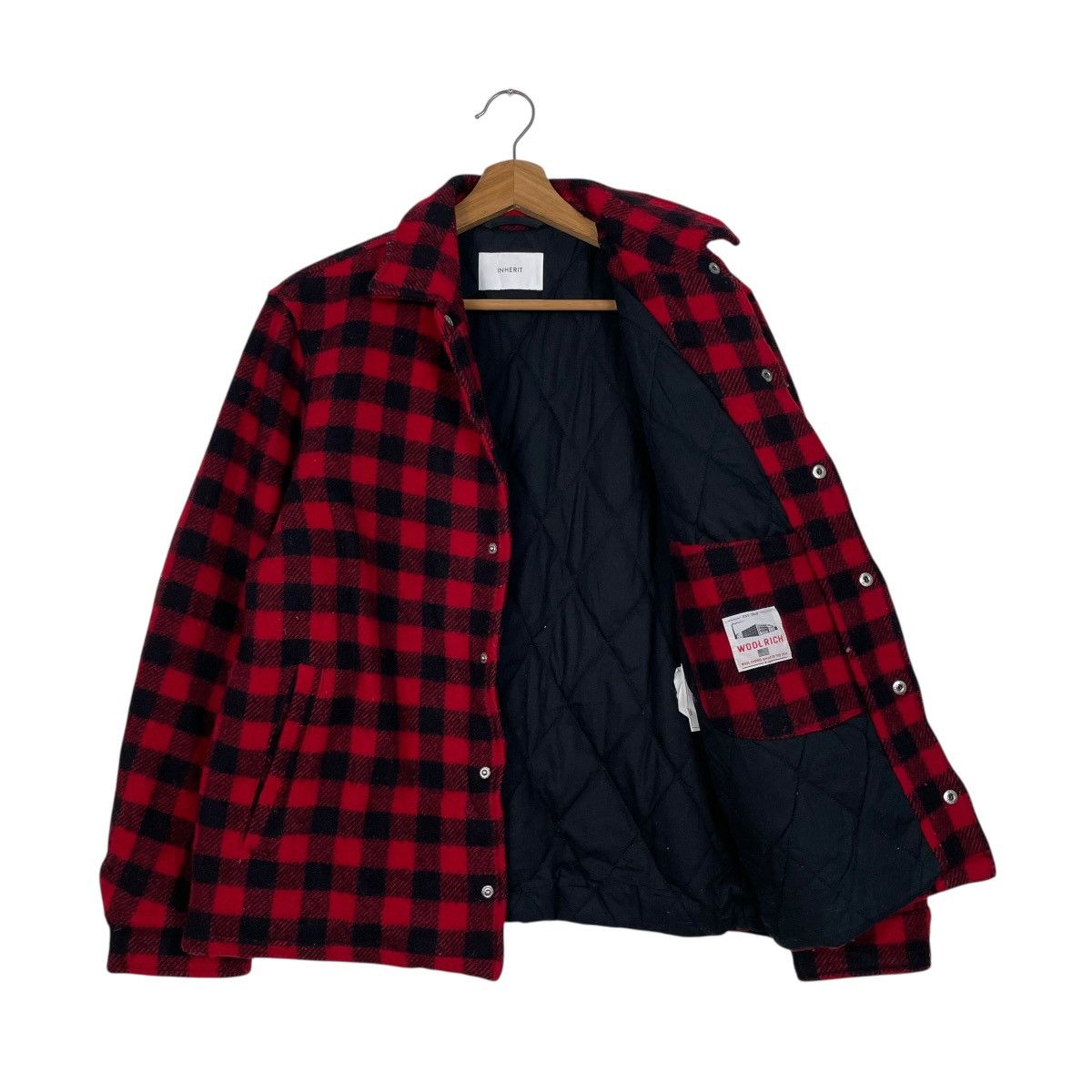 Japanese Brand Japanese Brand Inherit Tartan Wool Snap Button Jacket Size US M / EU 48-50 / 2 - 8 Thumbnail