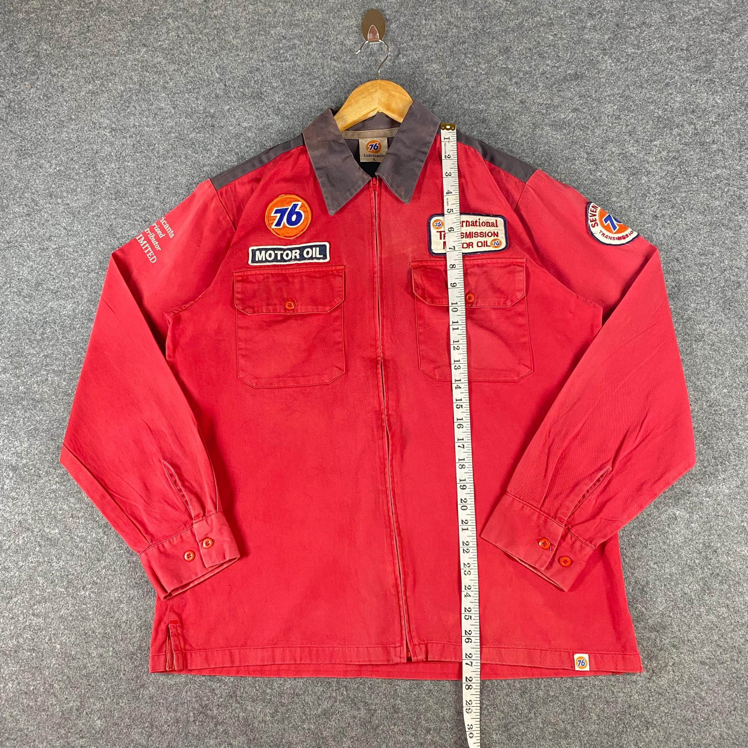 Japanese Brand Vintage 76 Lubricant Motorcycles Racing Jacket Size US L / EU 52-54 / 3 - 5 Thumbnail