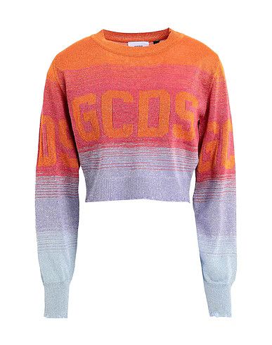 GCDS o1mle0325 Lurex Degrade Knit Sweater in Multicolor Size S / US 4 / IT 40 - 1 Thumbnail