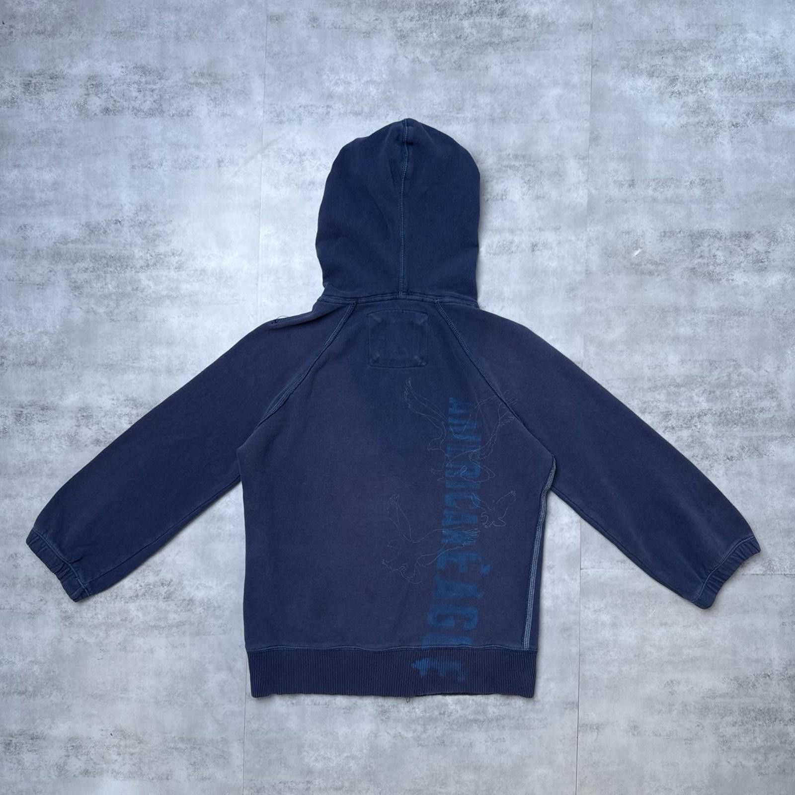 American Eagle Outfitters Y2K American Eagle 00s Blue Navy Zip Up Jacket Size S / US 4 / IT 40 - 7 Thumbnail