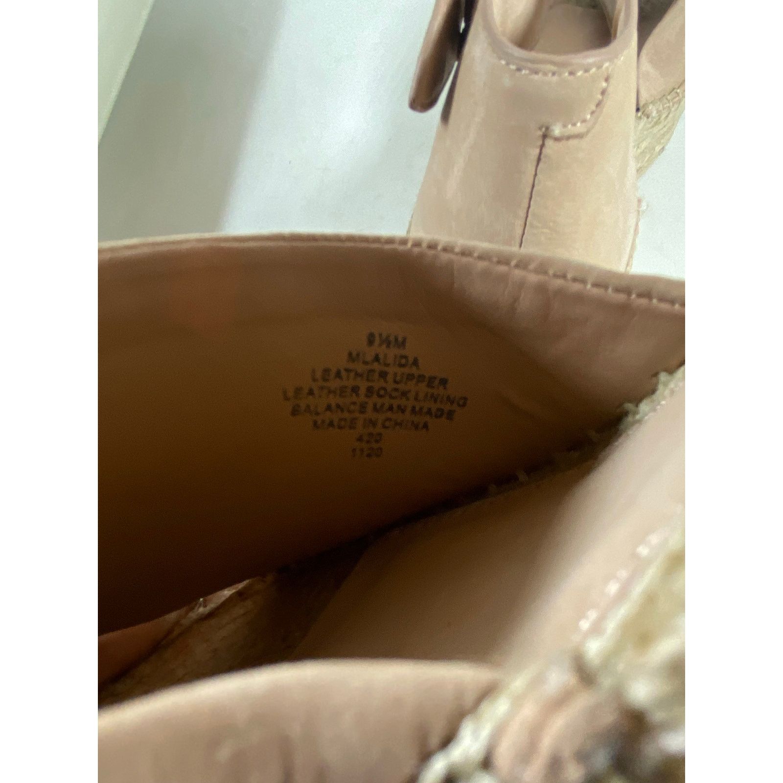 Marc Fisher Marc Fisher Alida Light Pink Suede Espadrille Wedge 9.5M Size US 9.5 / IT 39.5 - 5 Thumbnail