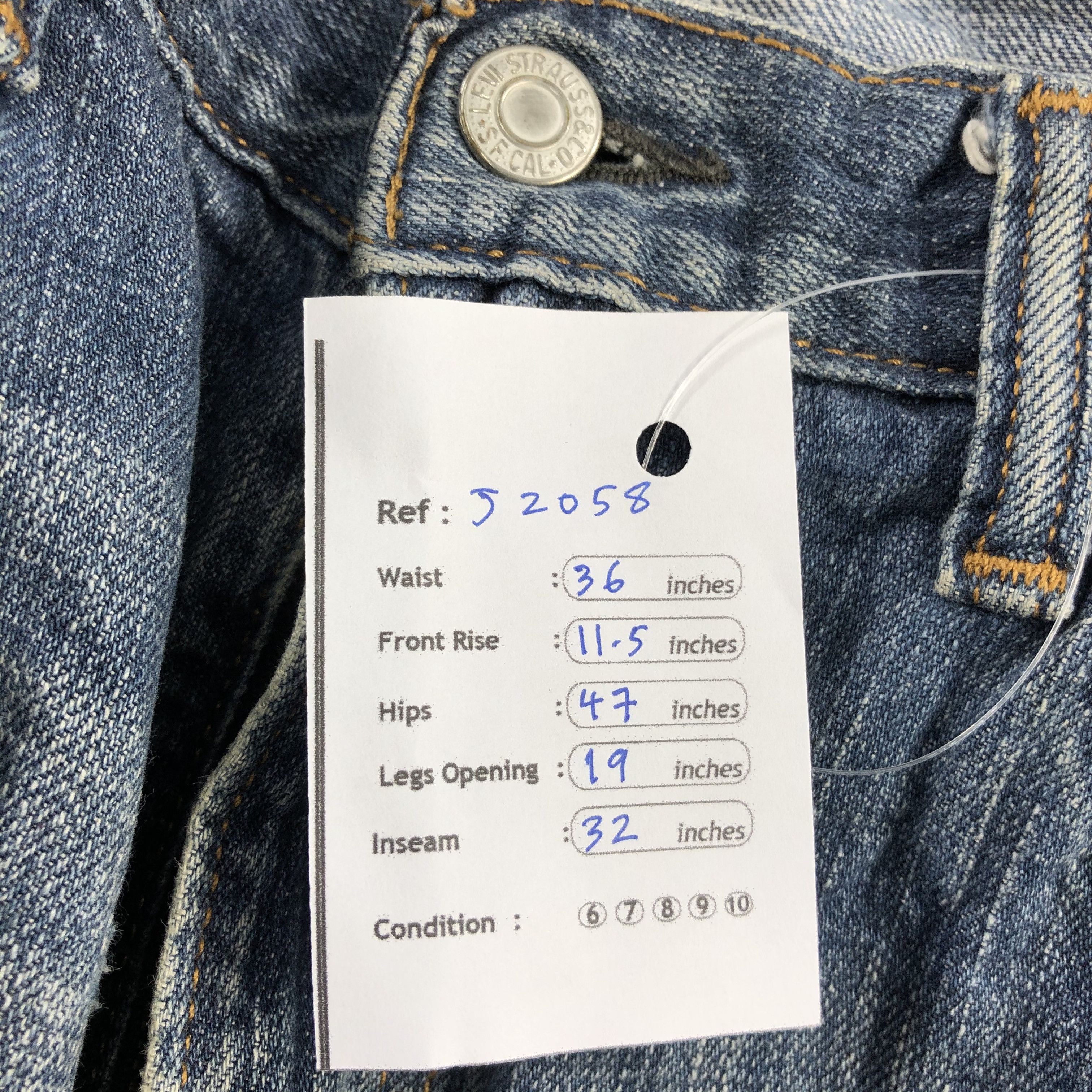 Levi's Vintage Levis 559 Earth Tone Jeans-J2058 Size US 36 / EU 52 - 13 Thumbnail