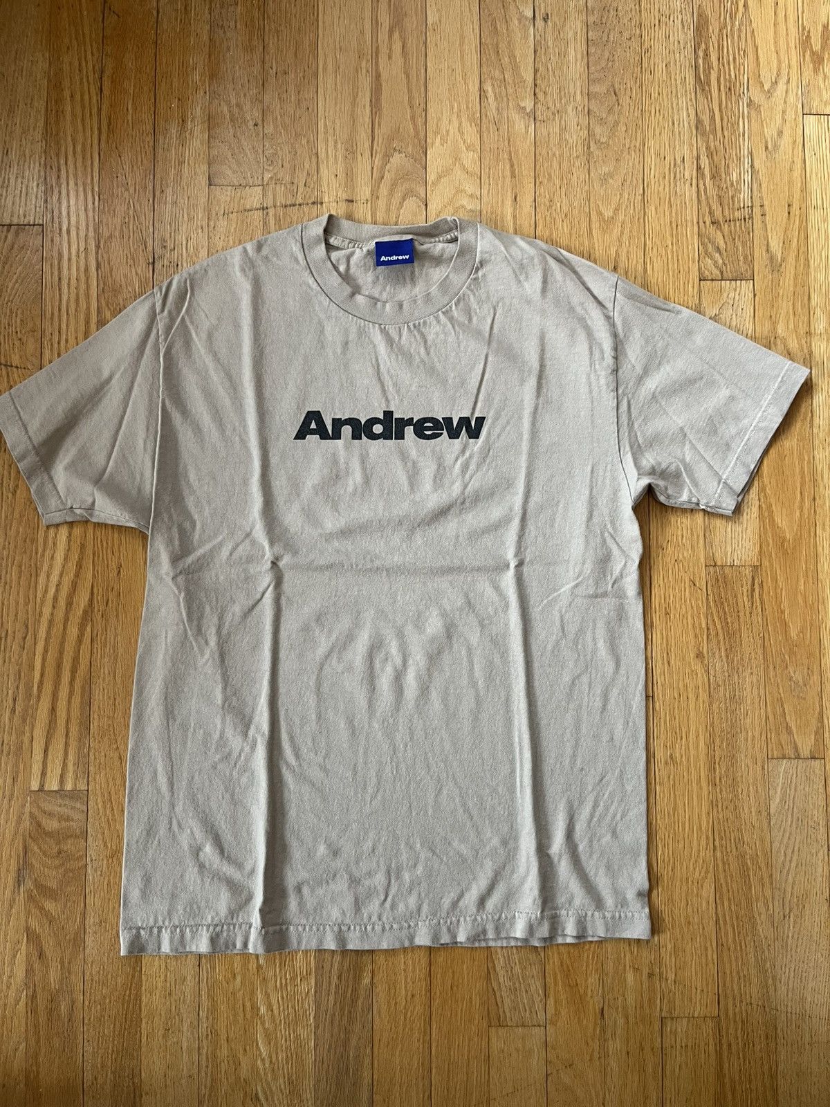 Andrew Andrew Logo Tee Size US L / EU 52-54 / 3 - 1 Thumbnail