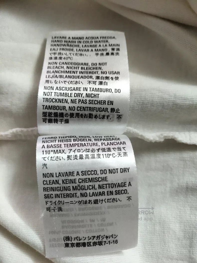 Balenciaga Balenciaga Lettering Print Round Neck Short Sleeve T-Shirt Size US S / EU 44-46 / 1 - 7 Thumbnail