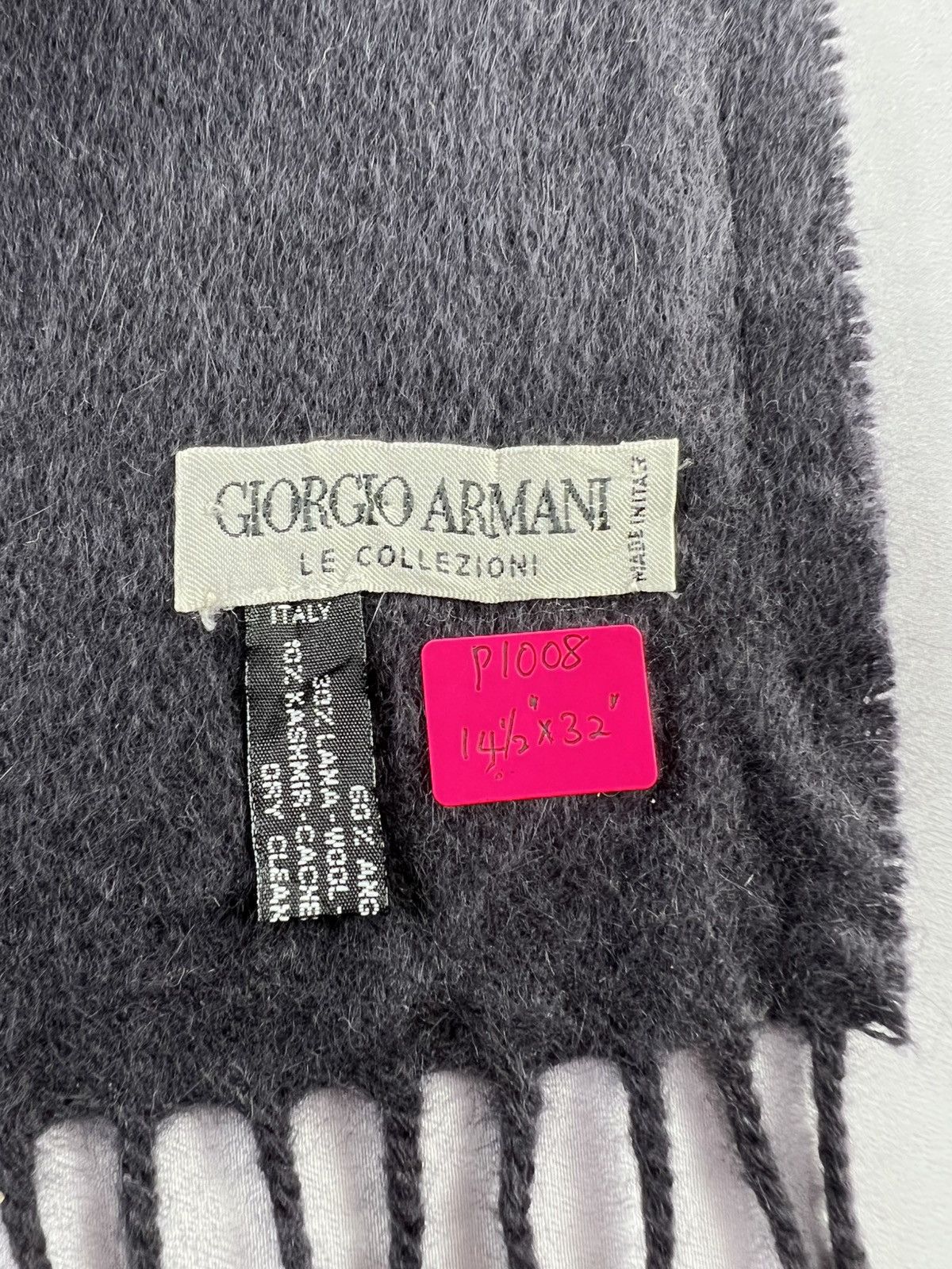 Giorgio Armani Giorgio Armani Scarf / Muffler / Neckwear P1008 Size ONE SIZE - 5 Thumbnail