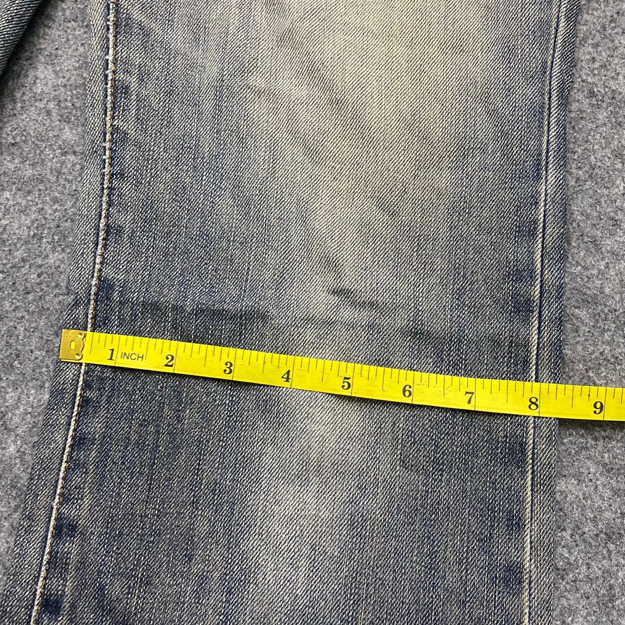 Edwin 💥Best Offer💥Vintage Miss Edwin Flare Distressed Denim Size US 30 / EU 46 - 8 Thumbnail